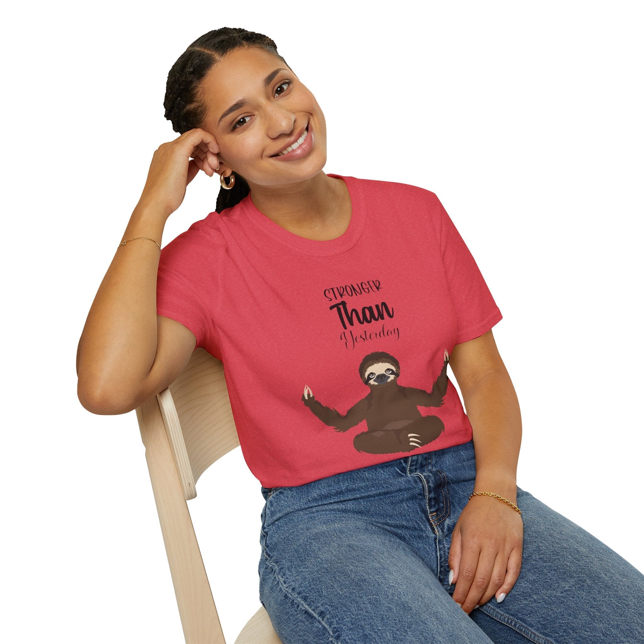 🧘‍♀️ Wear Your Peace. - Unisex Softstyle Tee, Funny Gift for Lazy Days, Quirky Casual Wear, Perfect for Birthdays, Relaxation Vibes - Metamorphosis Creations