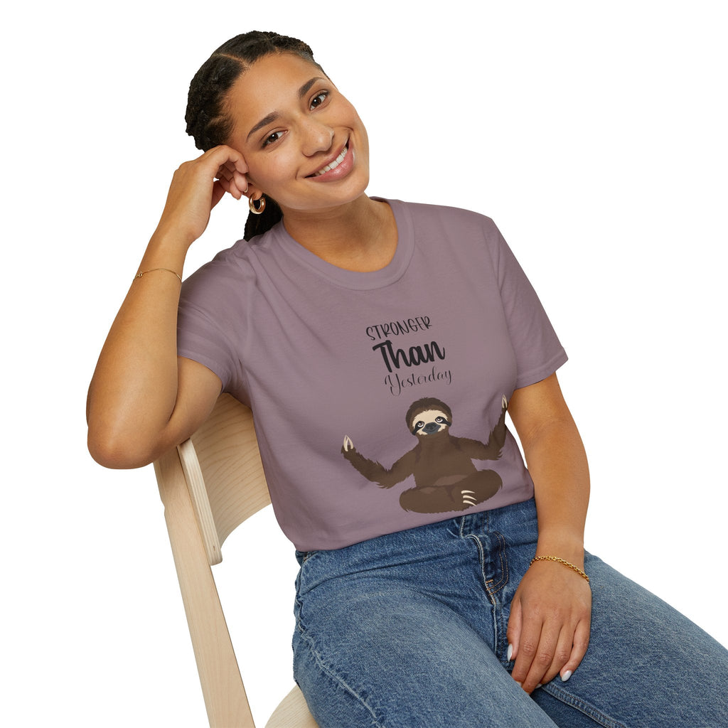🧘‍♀️ Wear Your Peace. - Unisex Softstyle Tee, Funny Gift for Lazy Days, Quirky Casual Wear, Perfect for Birthdays, Relaxation Vibes - Metamorphosis Creations