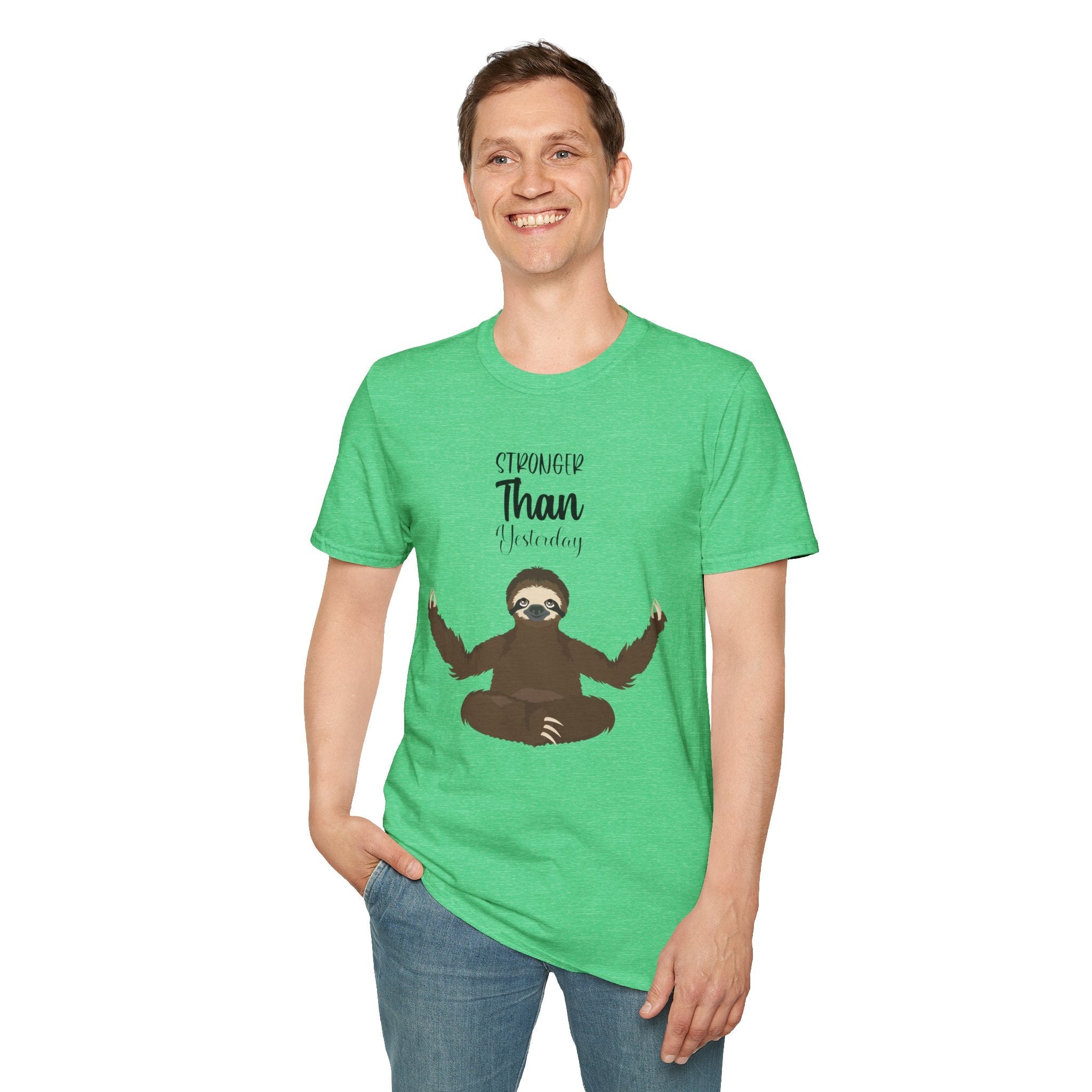 🧘‍♀️ Wear Your Peace. - Unisex Softstyle Tee, Funny Gift for Lazy Days, Quirky Casual Wear, Perfect for Birthdays, Relaxation Vibes - Metamorphosis Creations