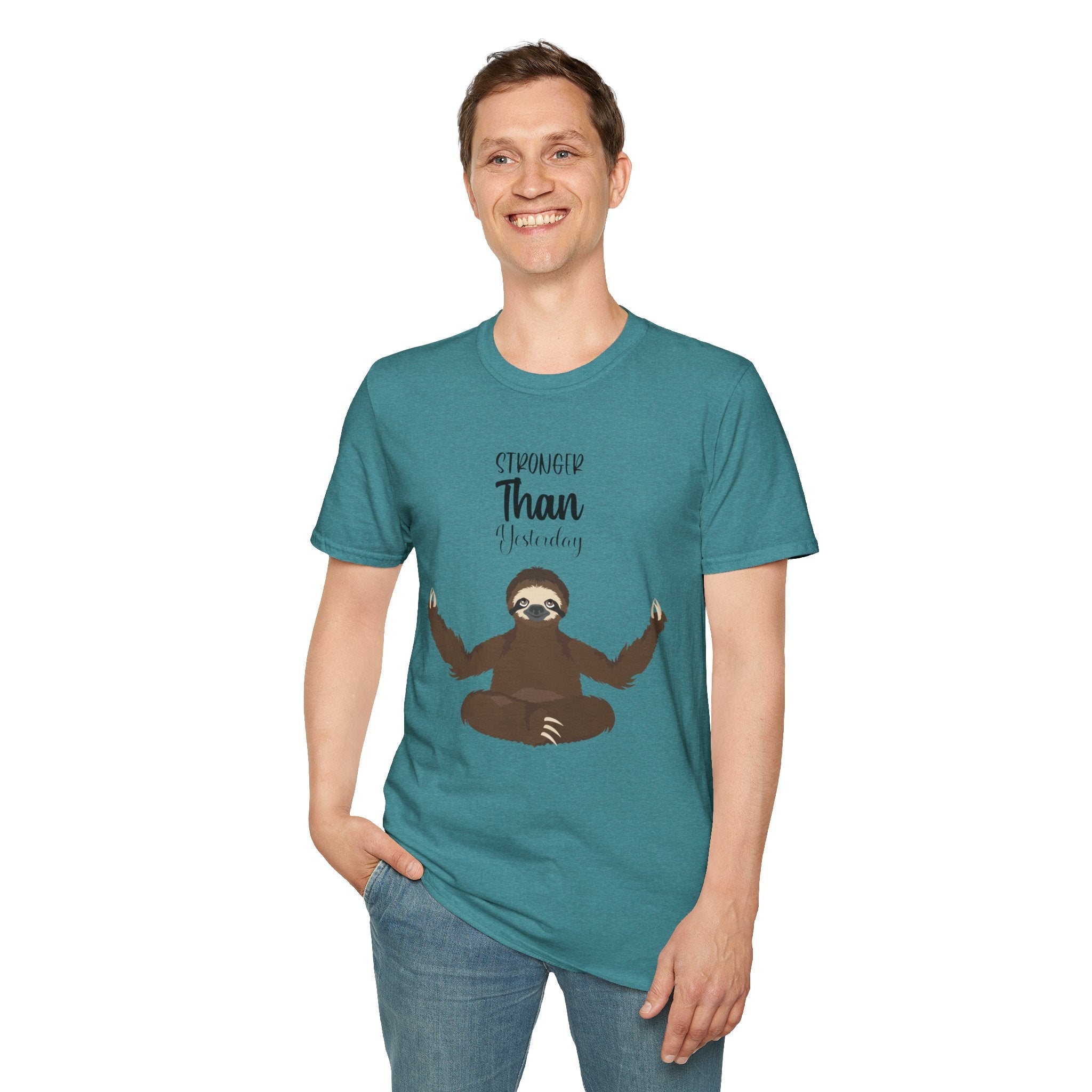 🧘‍♀️ Wear Your Peace. - Unisex Softstyle Tee, Funny Gift for Lazy Days, Quirky Casual Wear, Perfect for Birthdays, Relaxation Vibes - Metamorphosis Creations