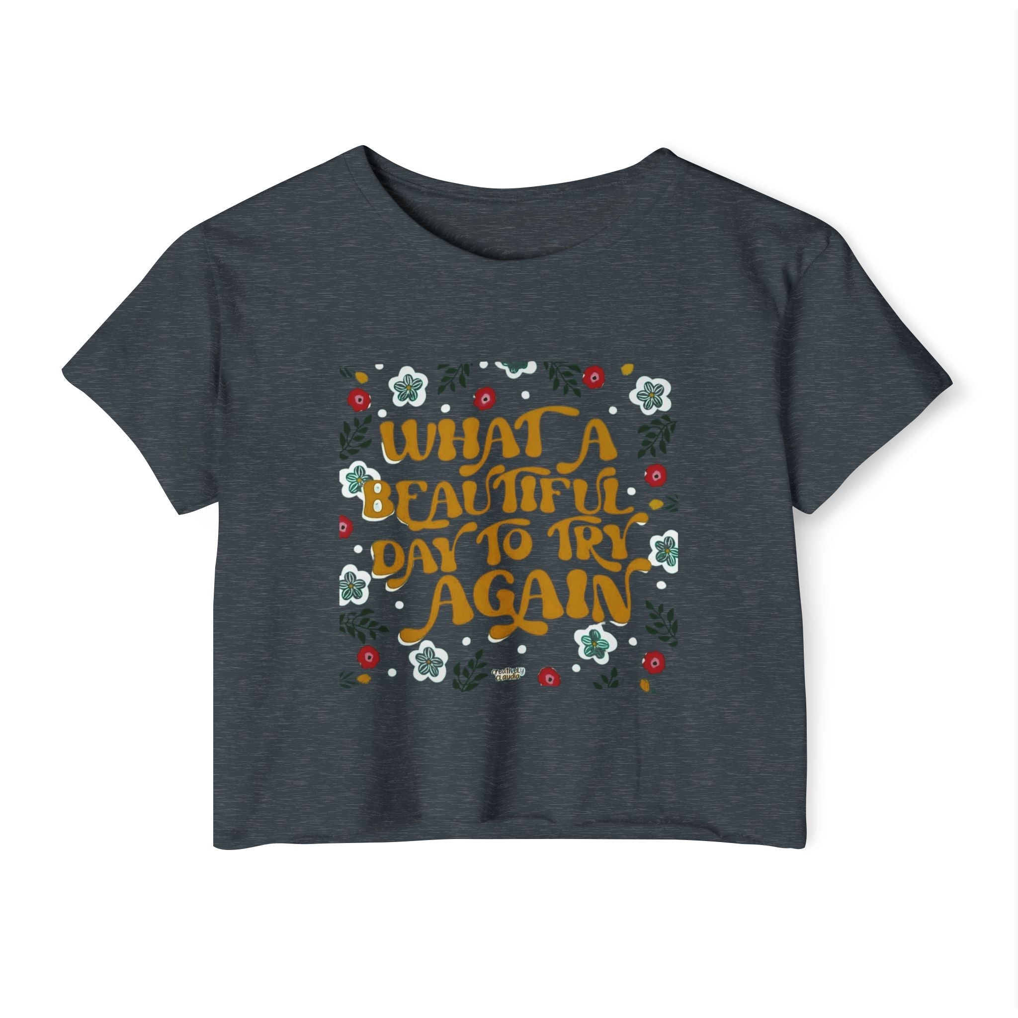 🧘‍♀️ Wear Your Peace. Women's Festival Crop Top, Boho Chic Summer Top, Loose Festival Shirt, Inspirational Quote Tee, Eco - Friendly Crop Tee - Metamorphosis Creations