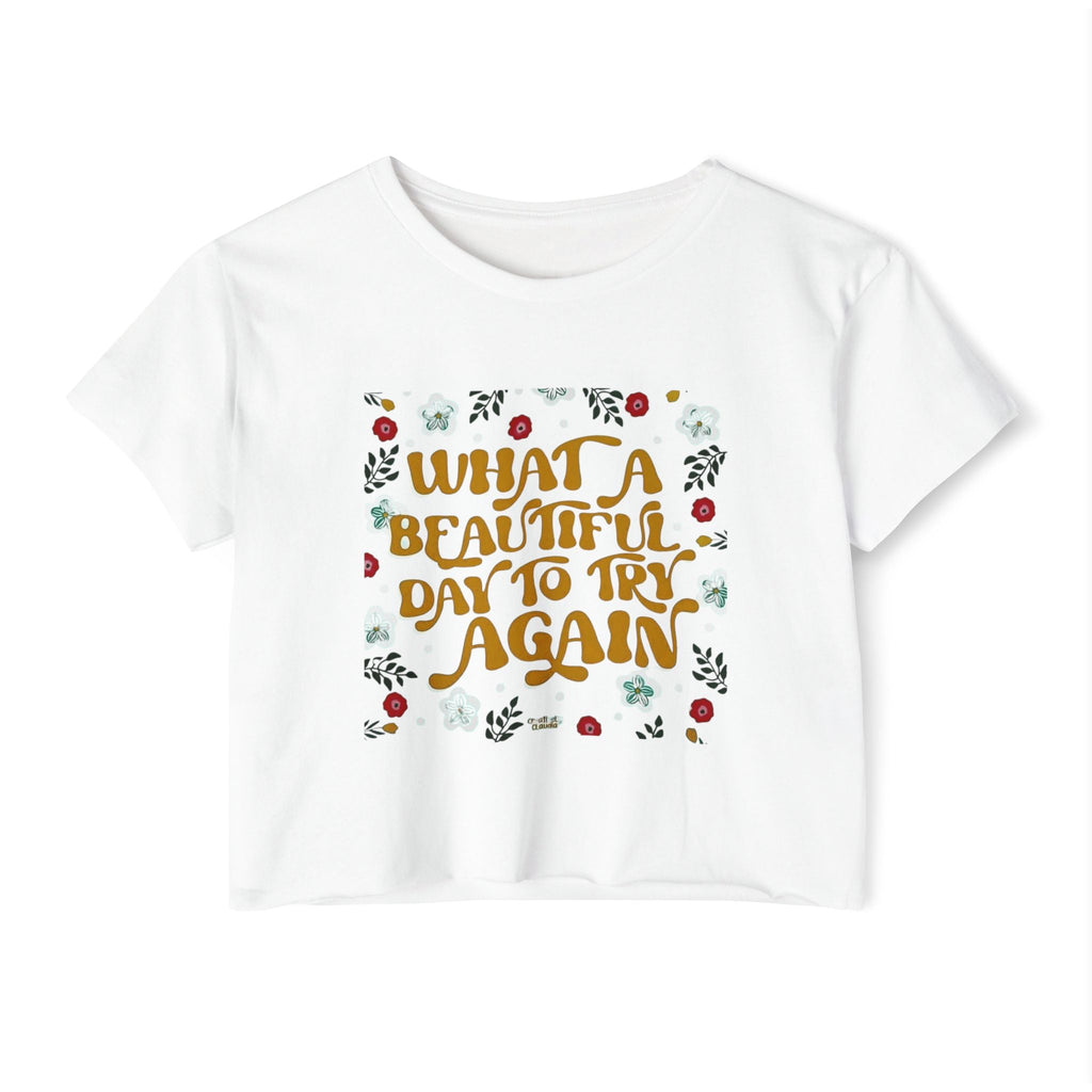 🧘‍♀️ Wear Your Peace. Women's Festival Crop Top, Boho Chic Summer Top, Loose Festival Shirt, Inspirational Quote Tee, Eco - Friendly Crop Tee - Metamorphosis Creations