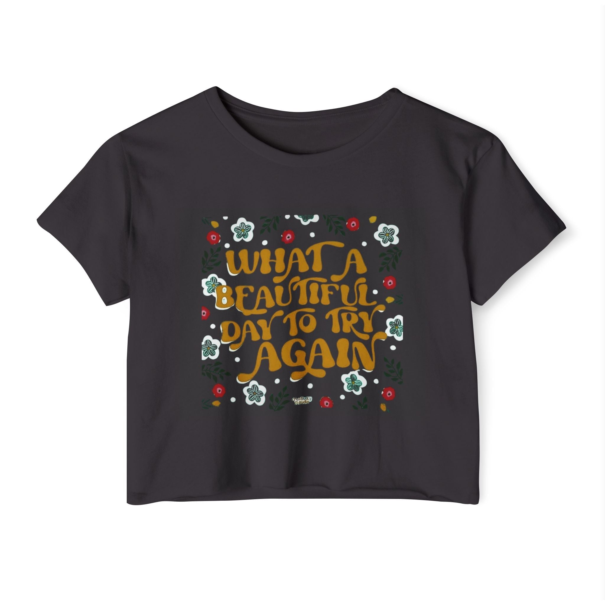 🧘‍♀️ Wear Your Peace. Women's Festival Crop Top, Boho Chic Summer Top, Loose Festival Shirt, Inspirational Quote Tee, Eco - Friendly Crop Tee - Metamorphosis Creations
