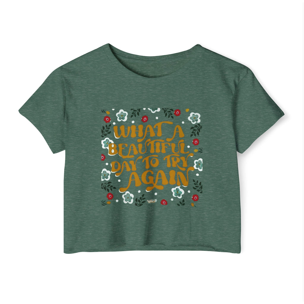 🧘‍♀️ Wear Your Peace. Women's Festival Crop Top, Boho Chic Summer Top, Loose Festival Shirt, Inspirational Quote Tee, Eco - Friendly Crop Tee - Metamorphosis Creations