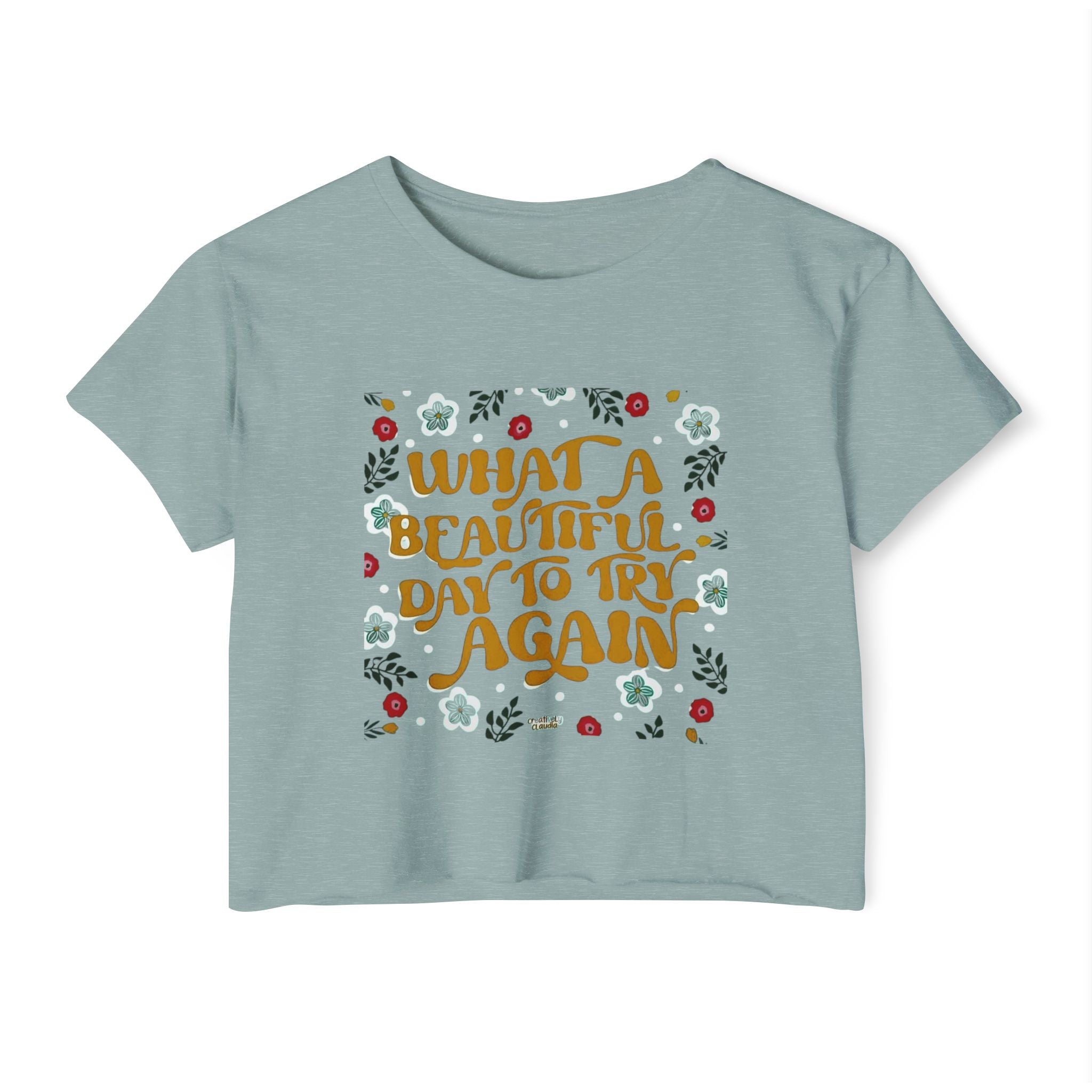 🧘‍♀️ Wear Your Peace. Women's Festival Crop Top, Boho Chic Summer Top, Loose Festival Shirt, Inspirational Quote Tee, Eco - Friendly Crop Tee - Metamorphosis Creations