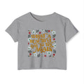 🧘‍♀️ Wear Your Peace. Women's Festival Crop Top, Boho Chic Summer Top, Loose Festival Shirt, Inspirational Quote Tee, Eco - Friendly Crop Tee - Metamorphosis Creations