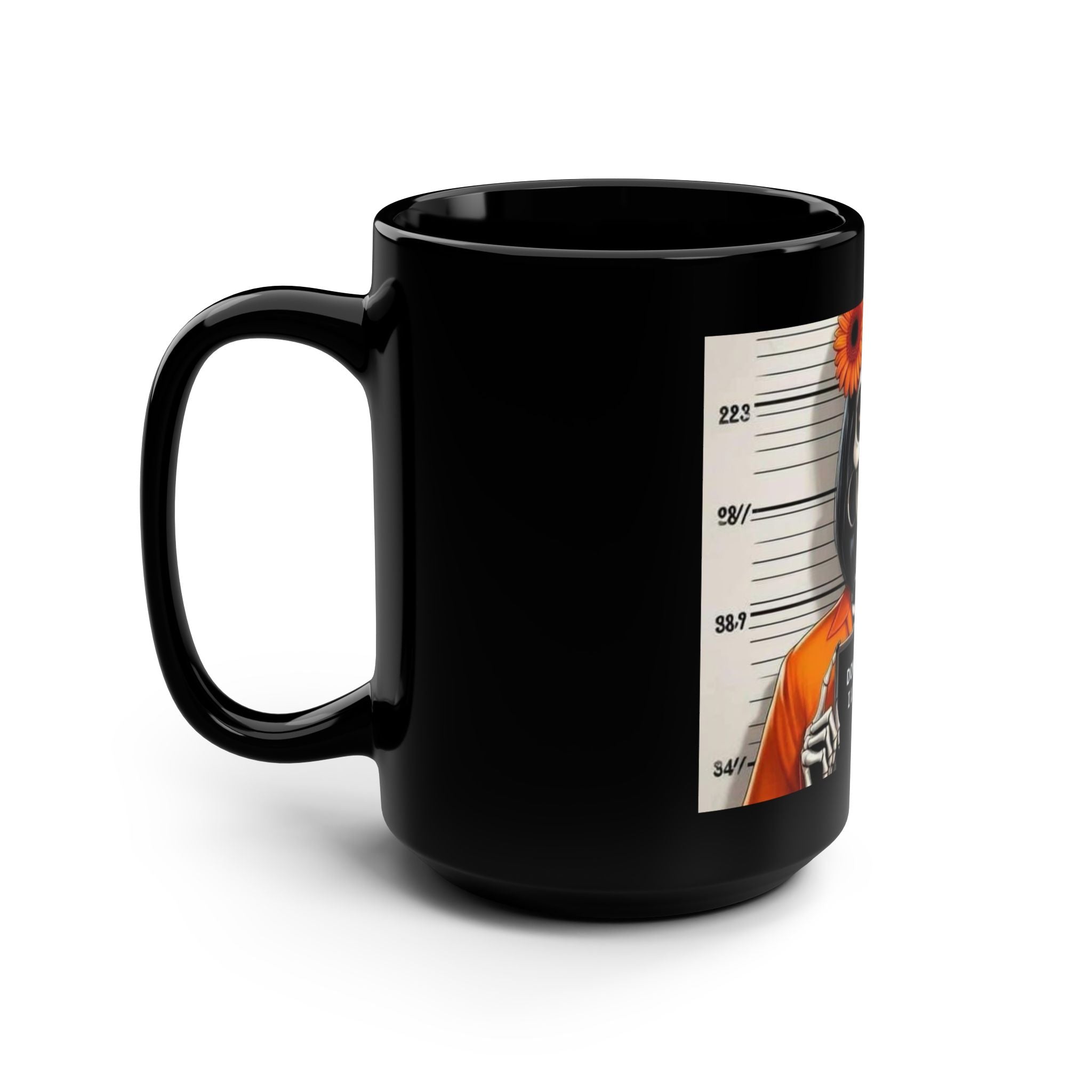 Wickedly Fun Halloween Mug – Spooky Sips All Season Stylish Skull Mug - Don't Test Me Design | Halloween, Gift for Her, Coffee Cup, Unique Collector's Item, Goth Decor - Metamorphosis Creations