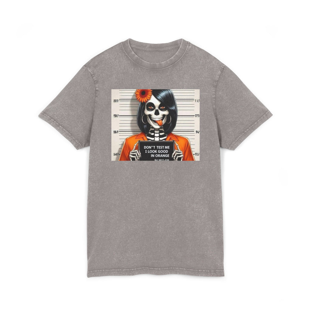 Wickedly Fun Halloween tshirt– Spooky Sips All Season Acid Washed Skeleton Graphic Tee, Casual Halloween Shirt, Unisex Vintage Top, Funny Spooky Shirt, Festival Wear - Metamorphosis Creations