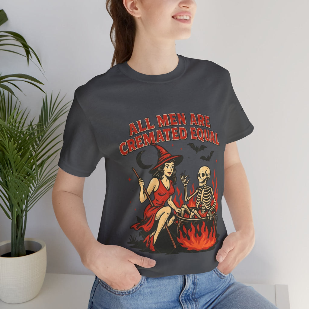 Witchy Humor Tee - Halloween Fun, Unisex T-Shirt, Casual Style, Gift for Spooky Season, Graphic Tee - Metamorphosis Creations