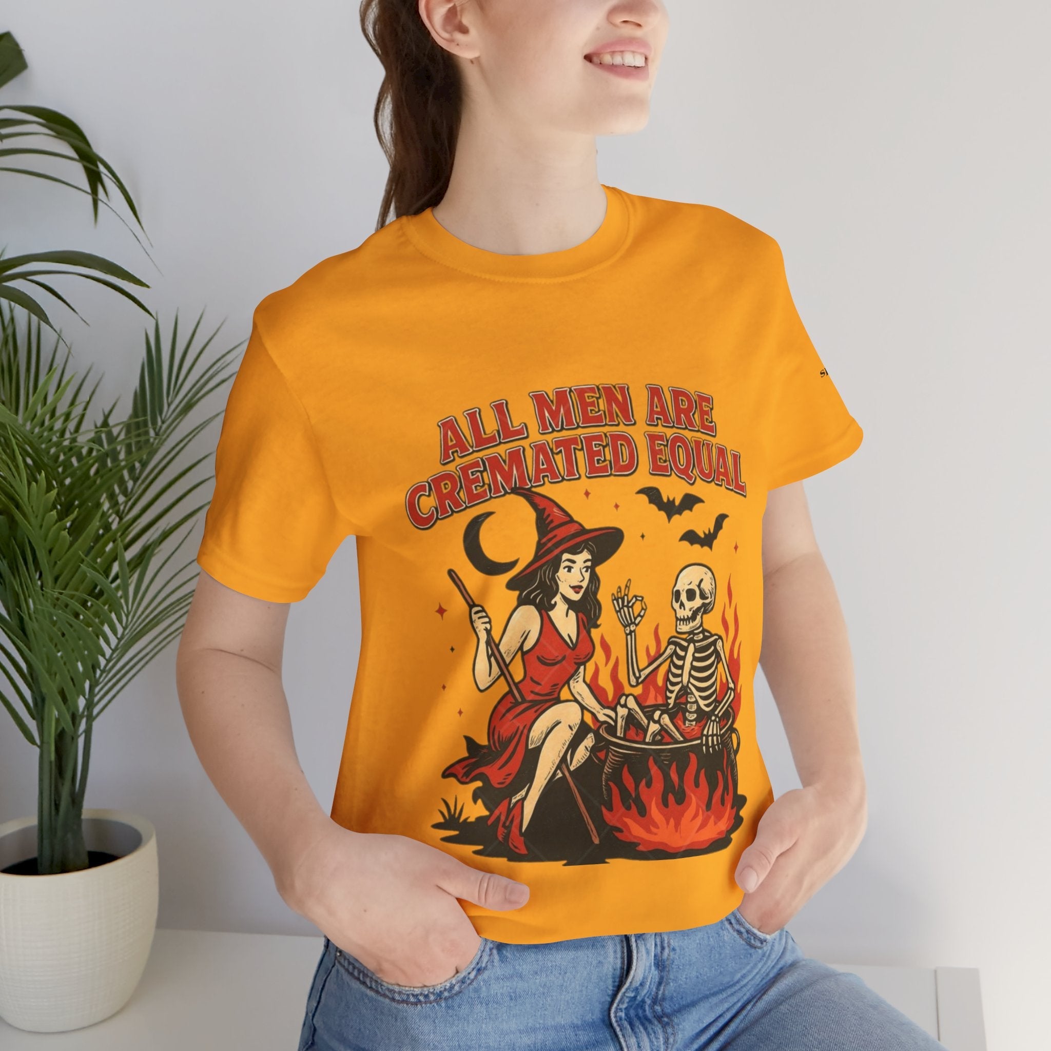 Witchy Humor Tee - Halloween Fun, Unisex T-Shirt, Casual Style, Gift for Spooky Season, Graphic Tee - Metamorphosis Creations