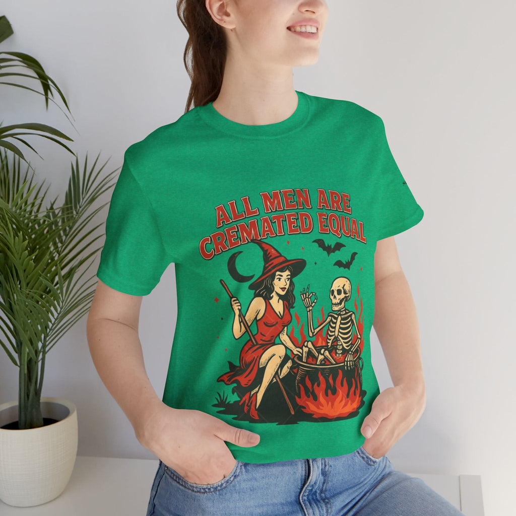 Witchy Humor Tee - Halloween Fun, Unisex T-Shirt, Casual Style, Gift for Spooky Season, Graphic Tee - Metamorphosis Creations