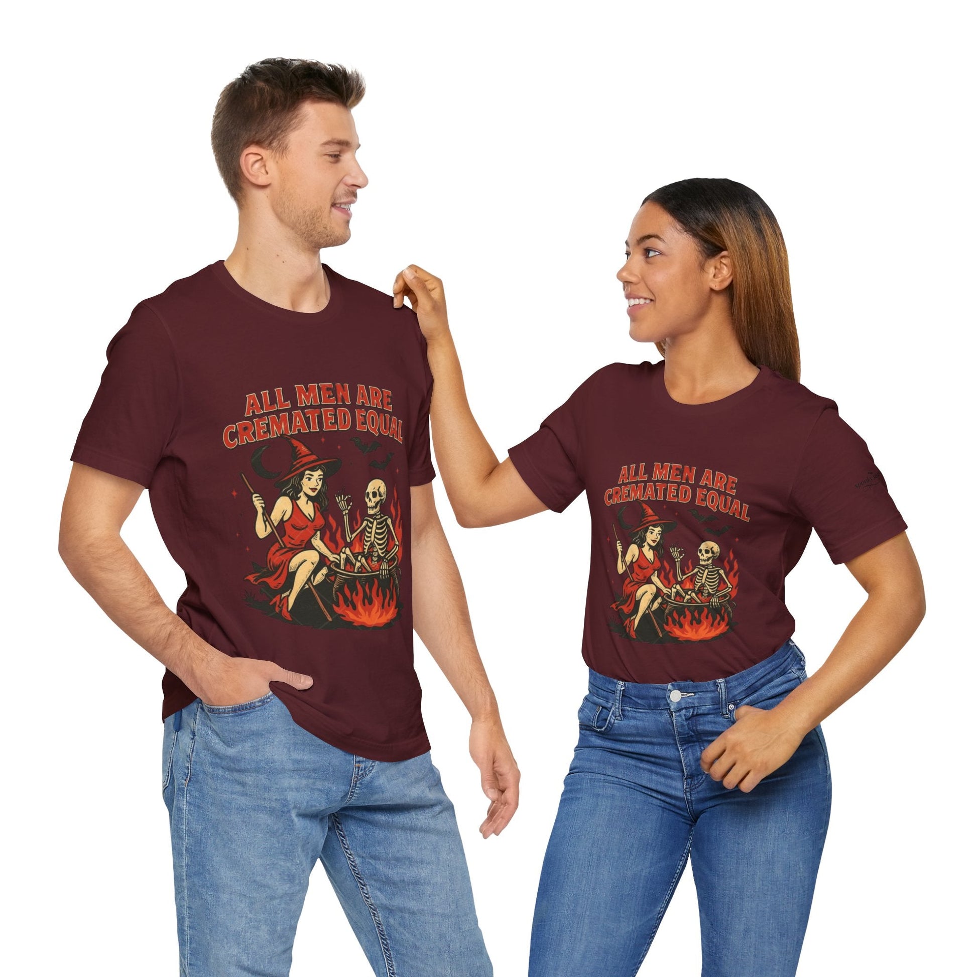 Witchy Humor Tee - Halloween Fun, Unisex T-Shirt, Casual Style, Gift for Spooky Season, Graphic Tee - Metamorphosis Creations