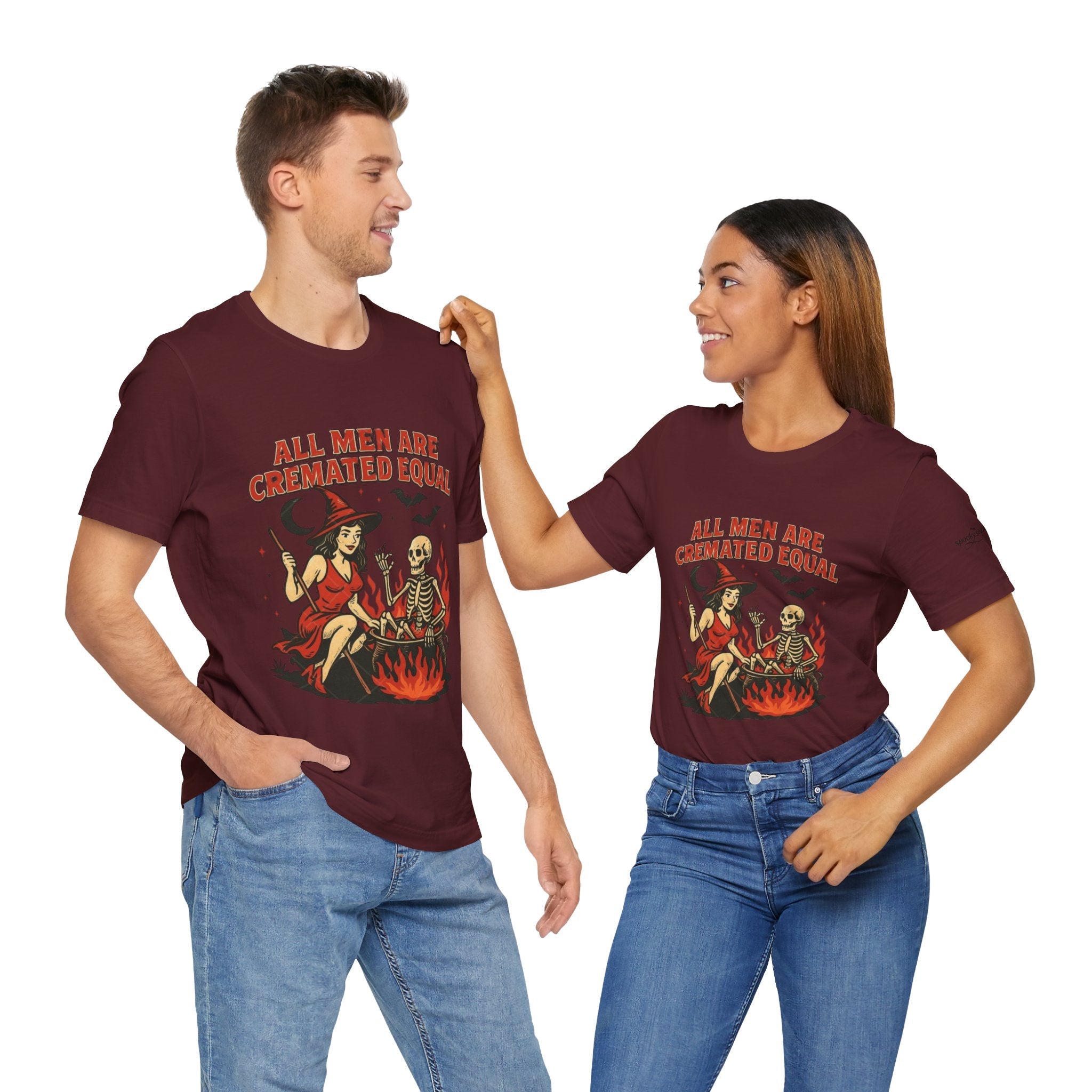 Witchy Humor Tee - Halloween Fun, Unisex T-Shirt, Casual Style, Gift for Spooky Season, Graphic Tee - Metamorphosis Creations