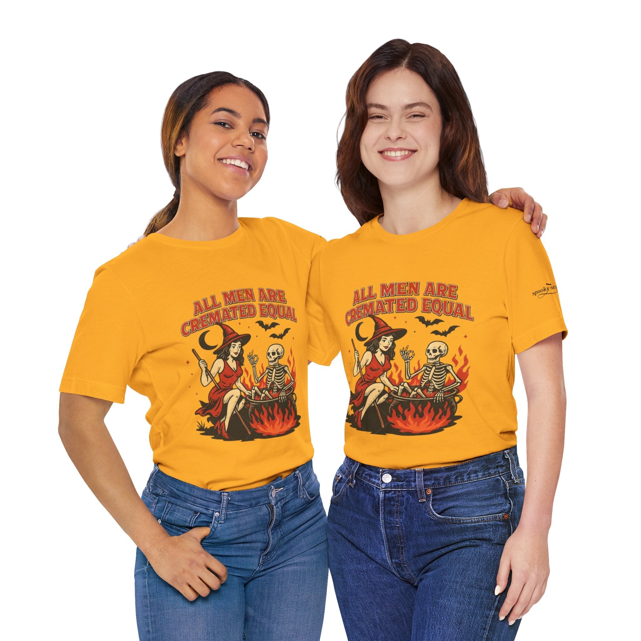 Witchy Humor Tee - Halloween Fun, Unisex T-Shirt, Casual Style, Gift for Spooky Season, Graphic Tee - Metamorphosis Creations