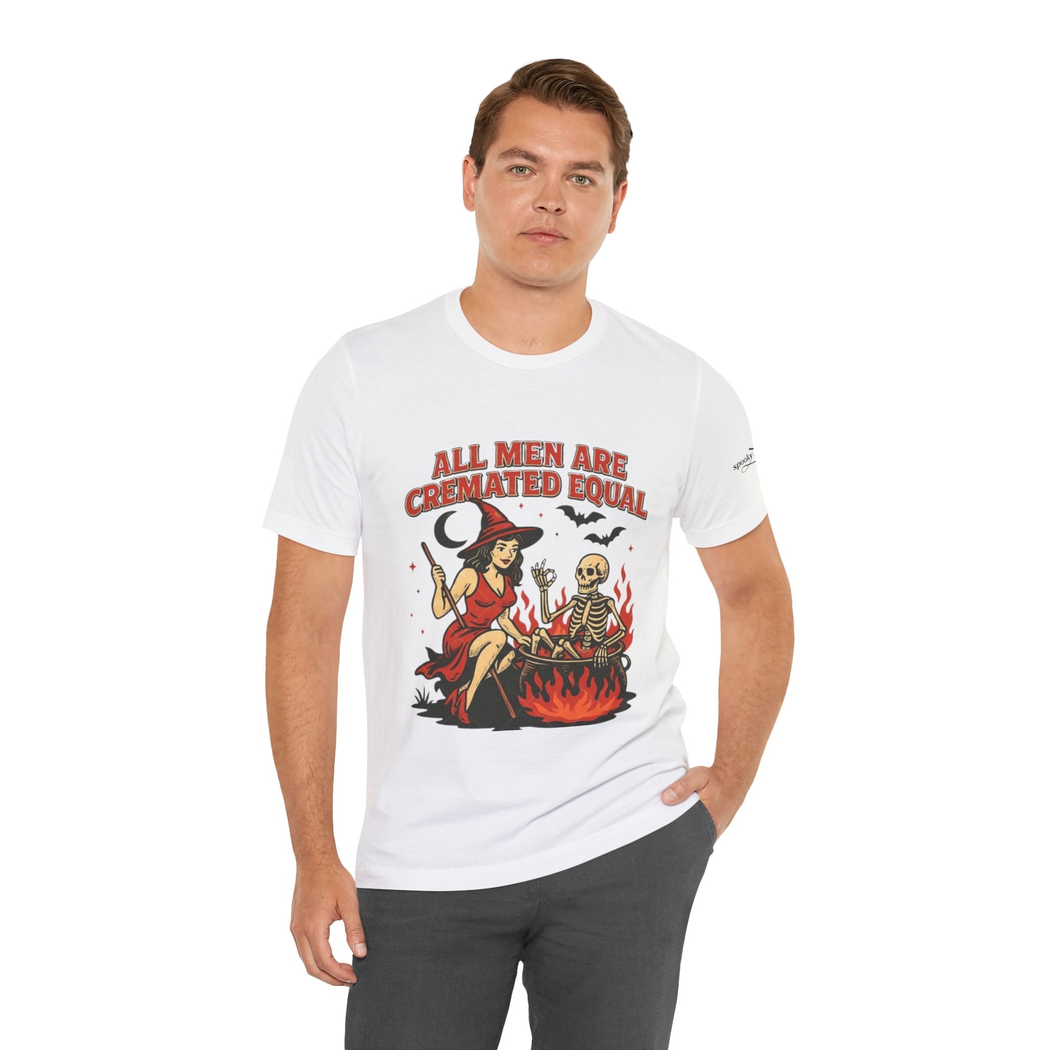 Witchy Humor Tee - Halloween Fun, Unisex T-Shirt, Casual Style, Gift for Spooky Season, Graphic Tee - Metamorphosis Creations