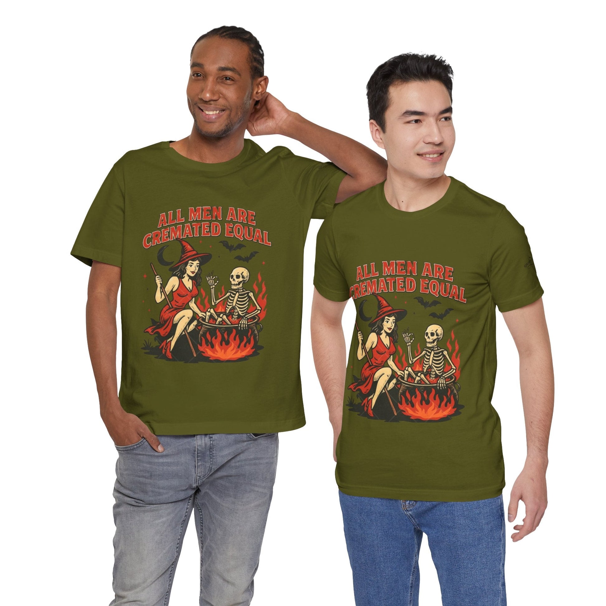 Witchy Humor Tee - Halloween Fun, Unisex T-Shirt, Casual Style, Gift for Spooky Season, Graphic Tee - Metamorphosis Creations