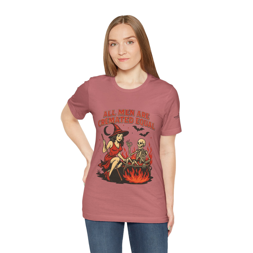 Witchy Humor Tee - Halloween Fun, Unisex T-Shirt, Casual Style, Gift for Spooky Season, Graphic Tee - Metamorphosis Creations