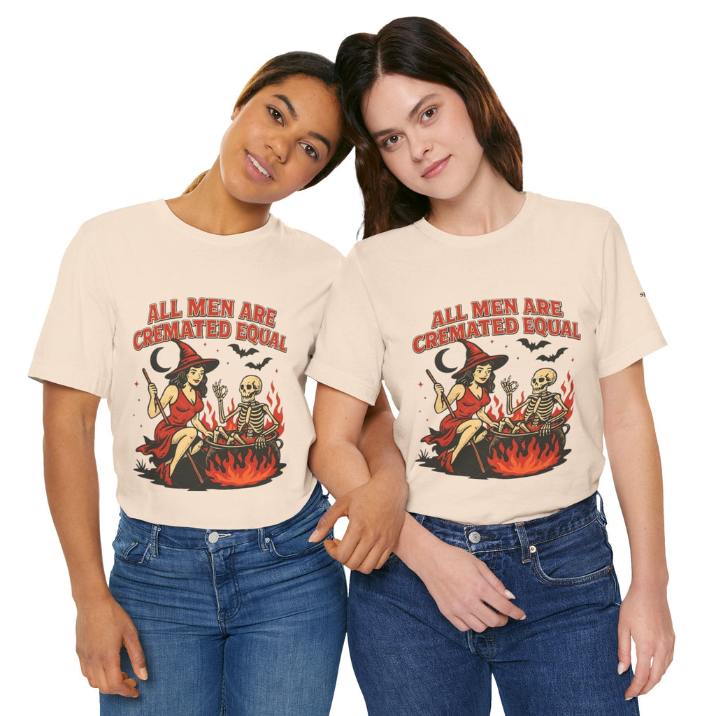 Witchy Humor Tee - Halloween Fun, Unisex T-Shirt, Casual Style, Gift for Spooky Season, Graphic Tee - Metamorphosis Creations