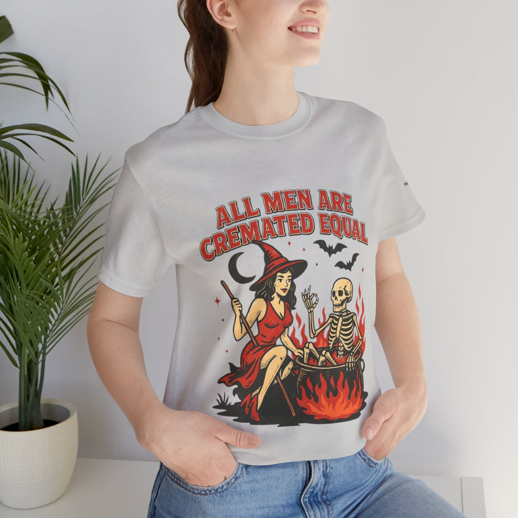 Witchy Humor Tee - Halloween Fun, Unisex T-Shirt, Casual Style, Gift for Spooky Season, Graphic Tee - Metamorphosis Creations