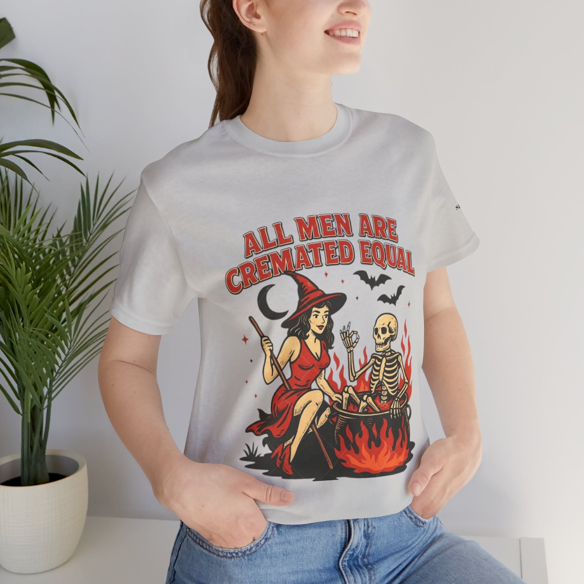 Witchy Humor Tee - Halloween Fun, Unisex T-Shirt, Casual Style, Gift for Spooky Season, Graphic Tee - Metamorphosis Creations