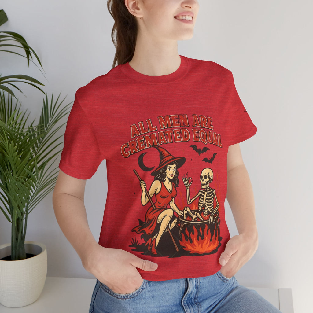 Witchy Humor Tee - Halloween Fun, Unisex T-Shirt, Casual Style, Gift for Spooky Season, Graphic Tee - Metamorphosis Creations