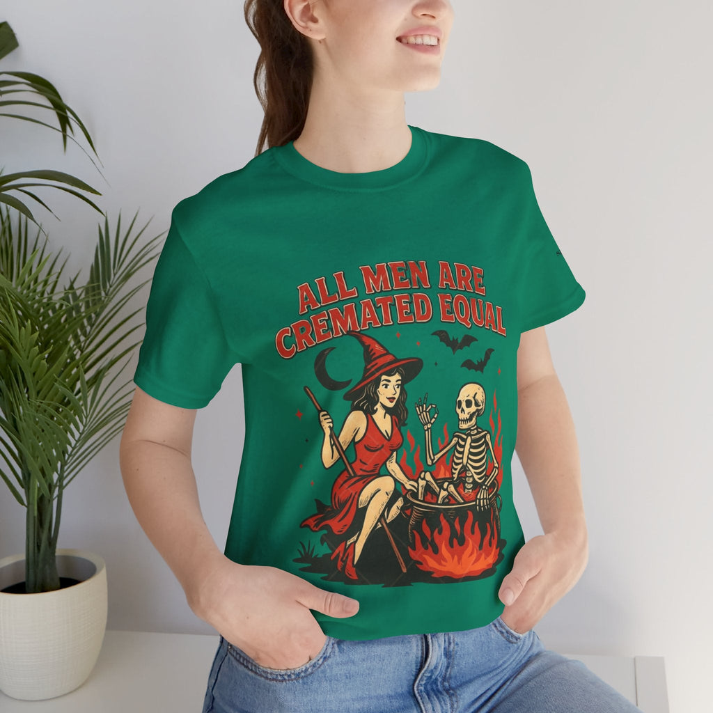 Witchy Humor Tee - Halloween Fun, Unisex T-Shirt, Casual Style, Gift for Spooky Season, Graphic Tee - Metamorphosis Creations