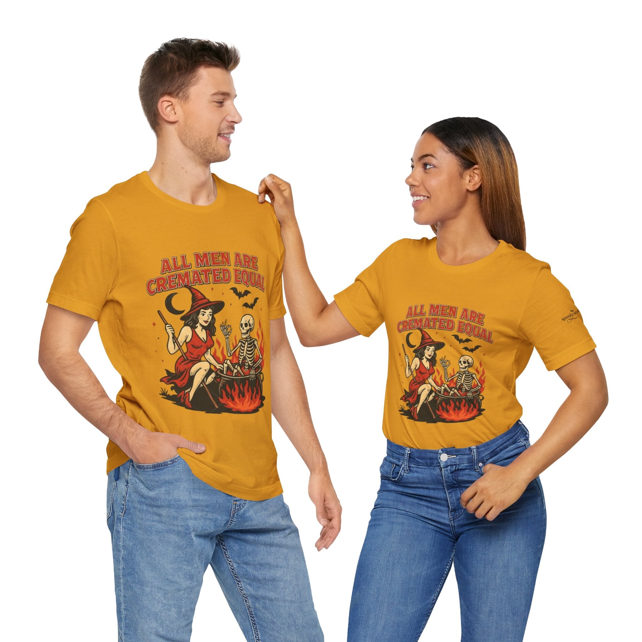 Witchy Humor Tee - Halloween Fun, Unisex T-Shirt, Casual Style, Gift for Spooky Season, Graphic Tee - Metamorphosis Creations