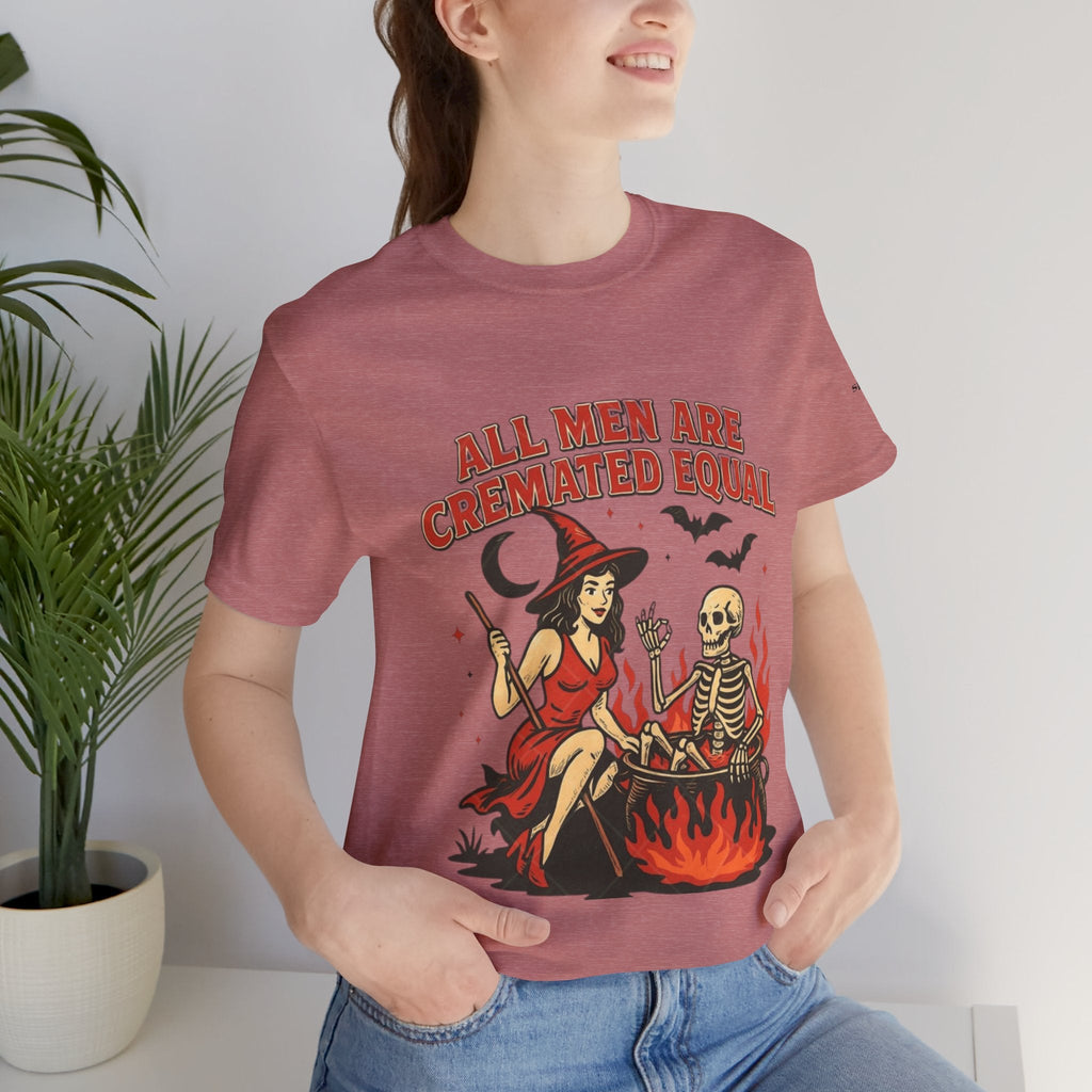 Witchy Humor Tee - Halloween Fun, Unisex T-Shirt, Casual Style, Gift for Spooky Season, Graphic Tee - Metamorphosis Creations