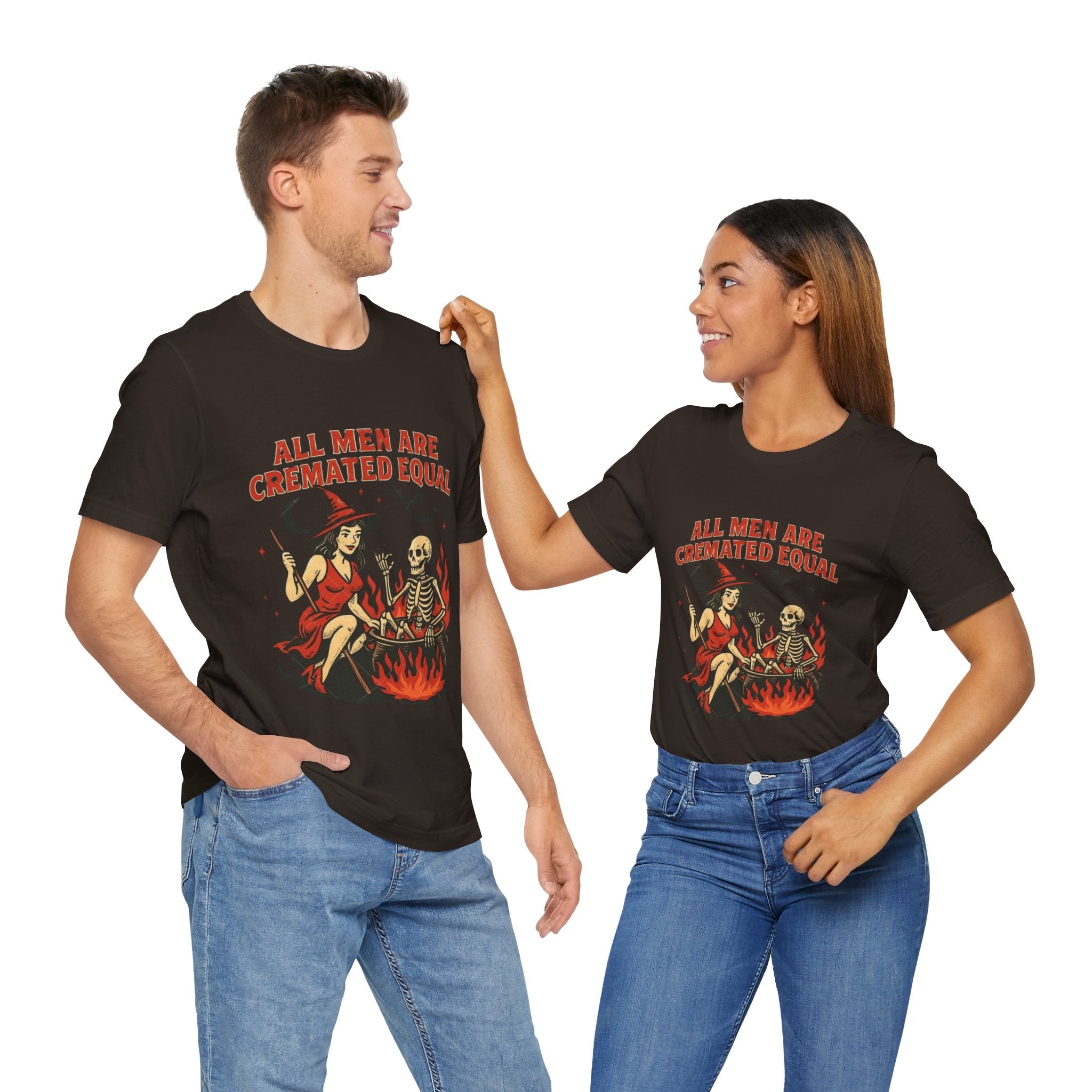 Witchy Humor Tee - Halloween Fun, Unisex T-Shirt, Casual Style, Gift for Spooky Season, Graphic Tee - Metamorphosis Creations