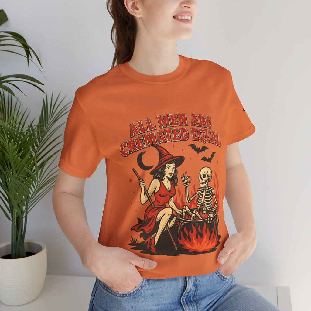 Witchy Humor Tee - Halloween Fun, Unisex T-Shirt, Casual Style, Gift for Spooky Season, Graphic Tee - Metamorphosis Creations