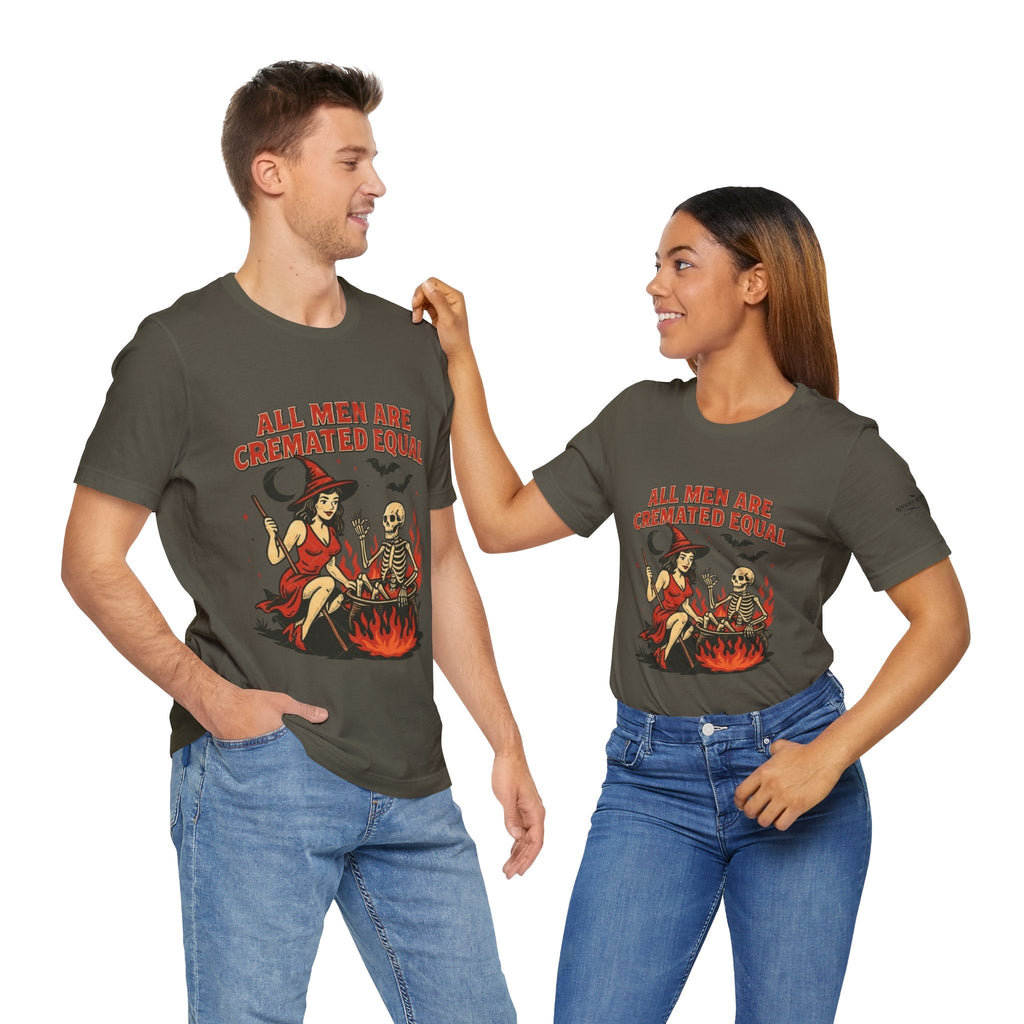 Witchy Humor Tee - Halloween Fun, Unisex T-Shirt, Casual Style, Gift for Spooky Season, Graphic Tee - Metamorphosis Creations