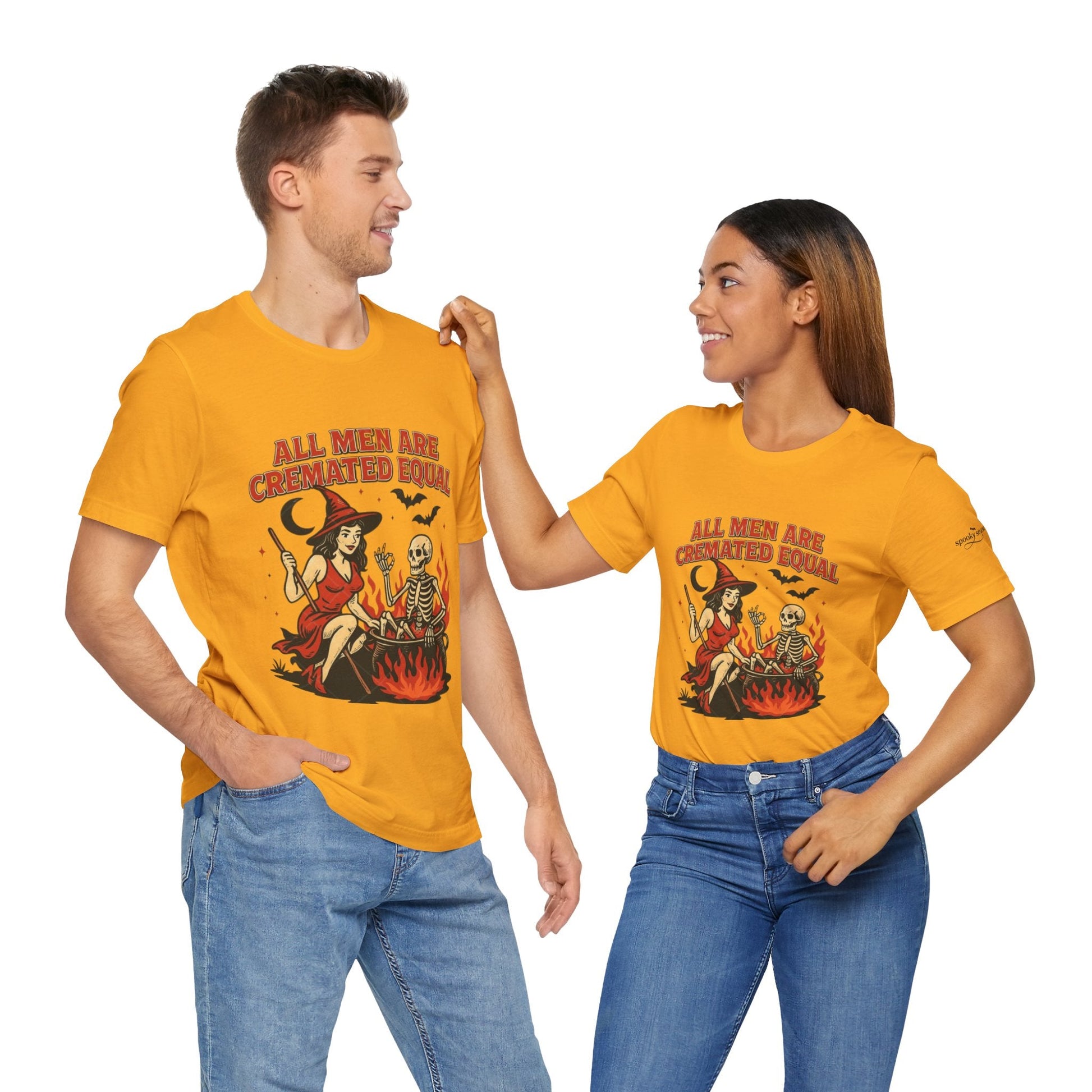 Witchy Humor Tee - Halloween Fun, Unisex T-Shirt, Casual Style, Gift for Spooky Season, Graphic Tee - Metamorphosis Creations