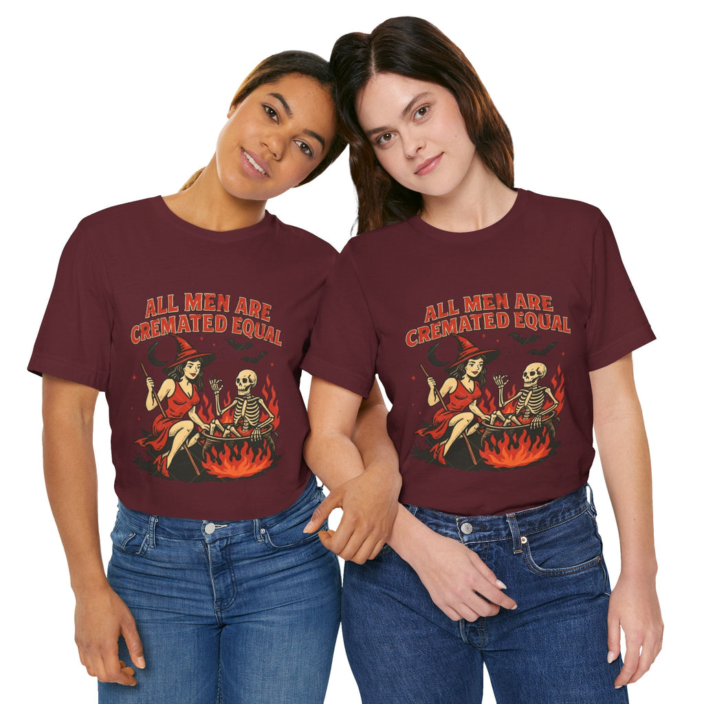 Witchy Humor Tee - Halloween Fun, Unisex T-Shirt, Casual Style, Gift for Spooky Season, Graphic Tee - Metamorphosis Creations
