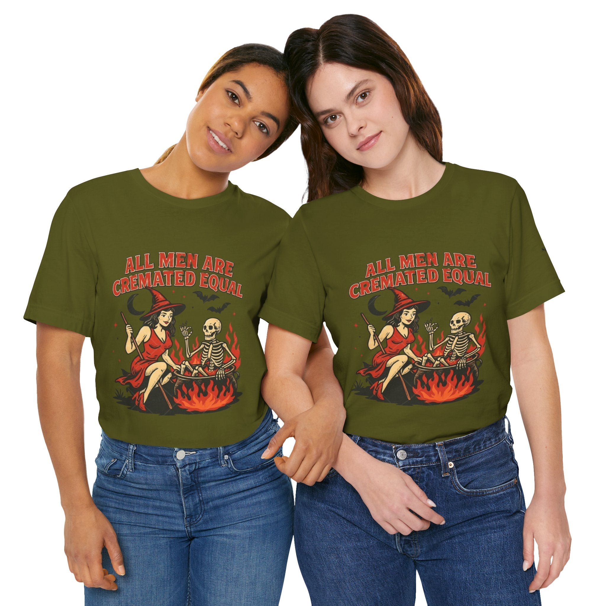 Witchy Humor Tee - Halloween Fun, Unisex T-Shirt, Casual Style, Gift for Spooky Season, Graphic Tee - Metamorphosis Creations