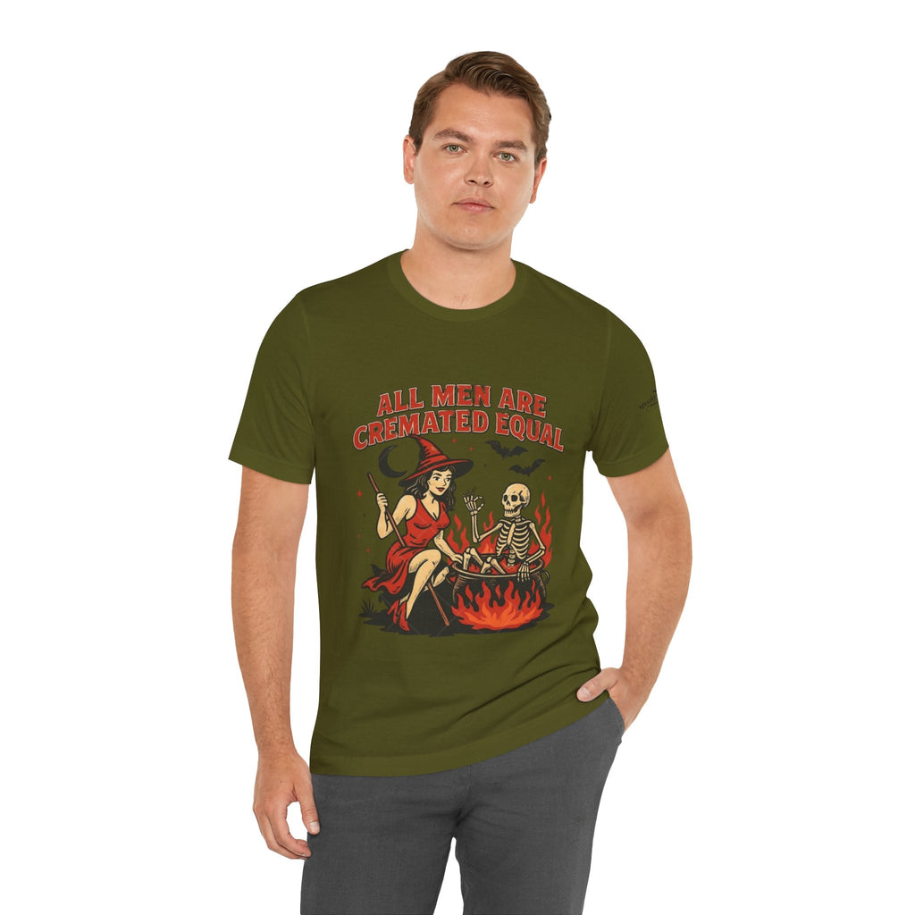 Witchy Humor Tee - Halloween Fun, Unisex T-Shirt, Casual Style, Gift for Spooky Season, Graphic Tee - Metamorphosis Creations