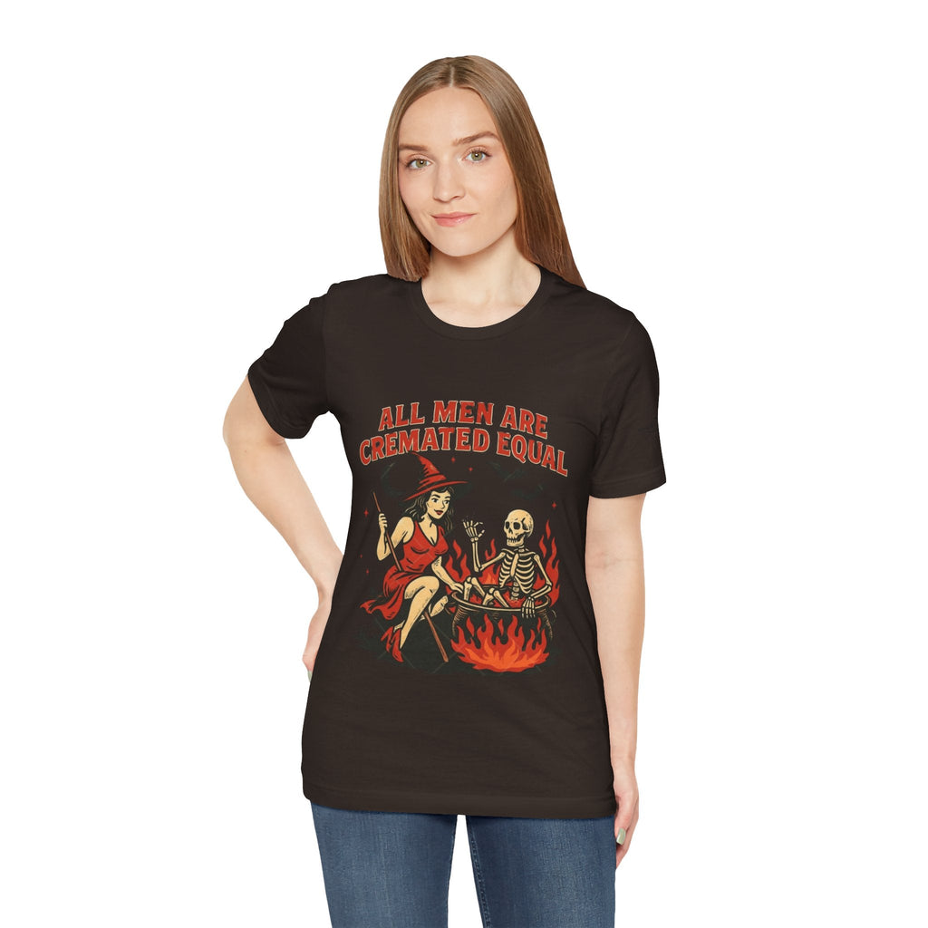 Witchy Humor Tee - Halloween Fun, Unisex T-Shirt, Casual Style, Gift for Spooky Season, Graphic Tee - Metamorphosis Creations