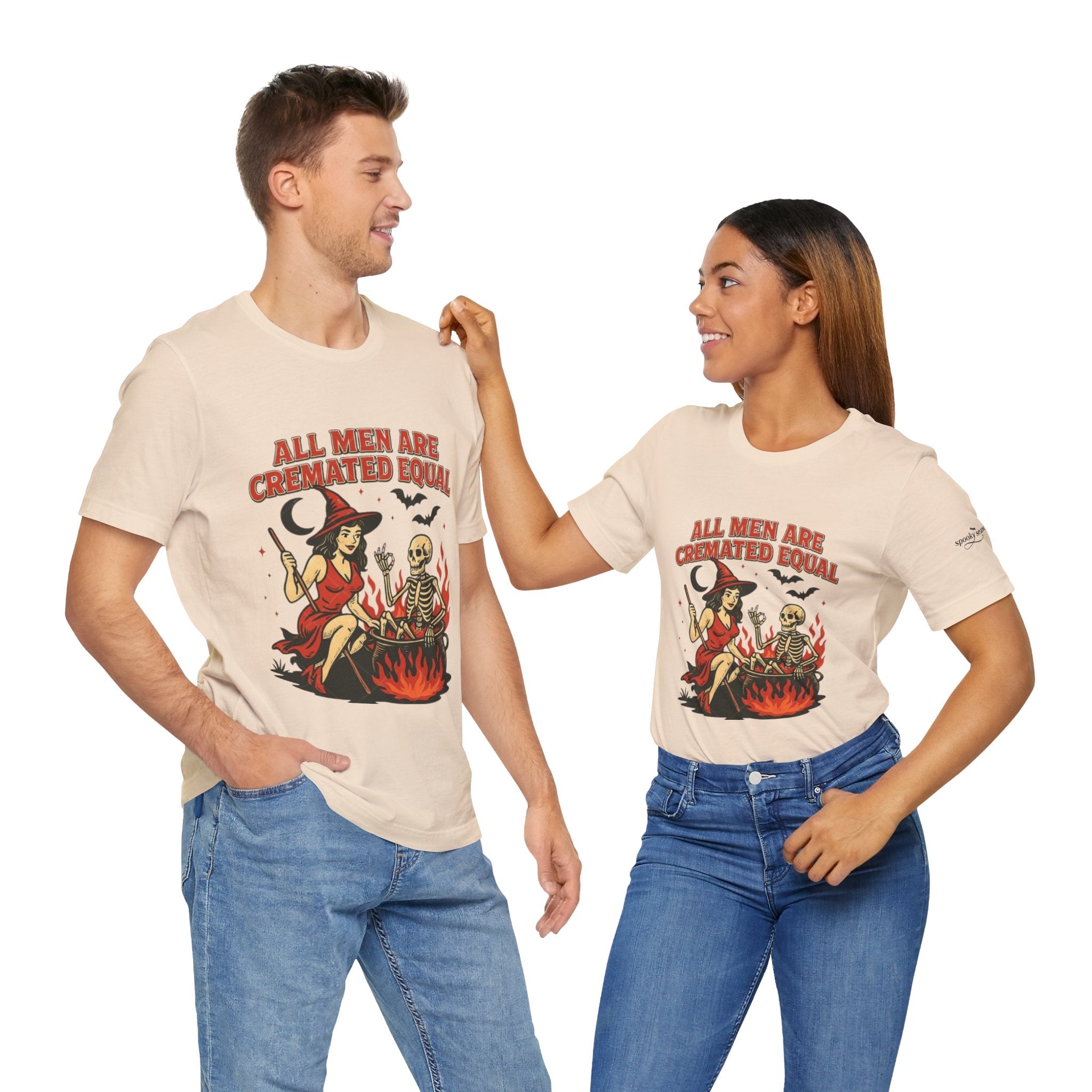 Witchy Humor Tee - Halloween Fun, Unisex T-Shirt, Casual Style, Gift for Spooky Season, Graphic Tee - Metamorphosis Creations