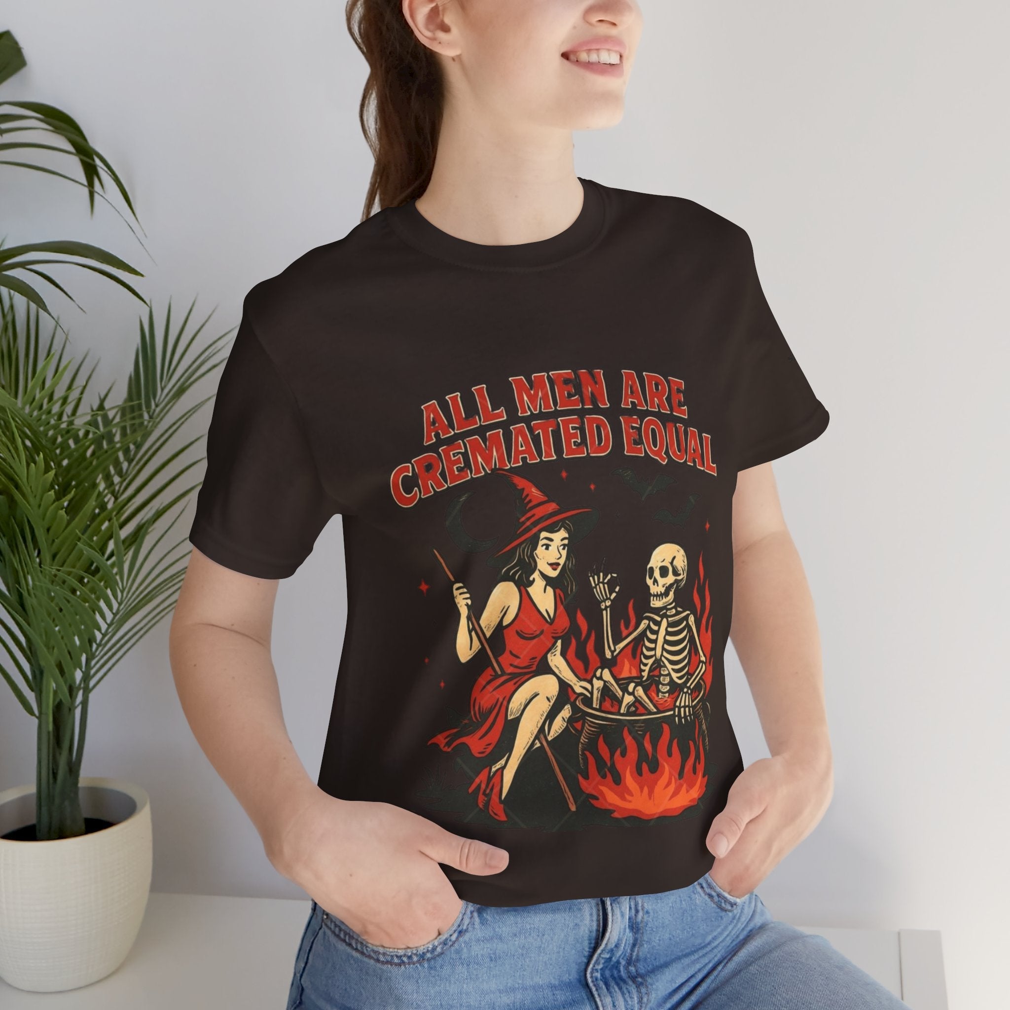 Witchy Humor Tee - Halloween Fun, Unisex T-Shirt, Casual Style, Gift for Spooky Season, Graphic Tee - Metamorphosis Creations