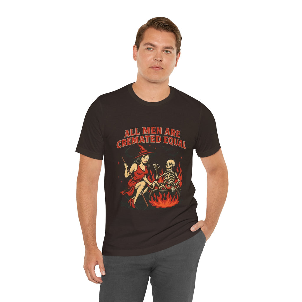 Witchy Humor Tee - Halloween Fun, Unisex T-Shirt, Casual Style, Gift for Spooky Season, Graphic Tee - Metamorphosis Creations