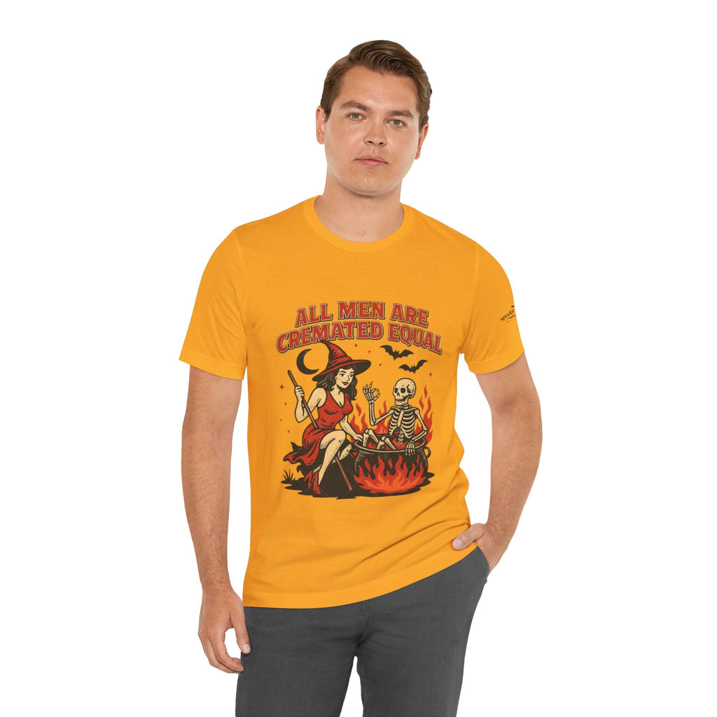 Witchy Humor Tee - Halloween Fun, Unisex T-Shirt, Casual Style, Gift for Spooky Season, Graphic Tee - Metamorphosis Creations