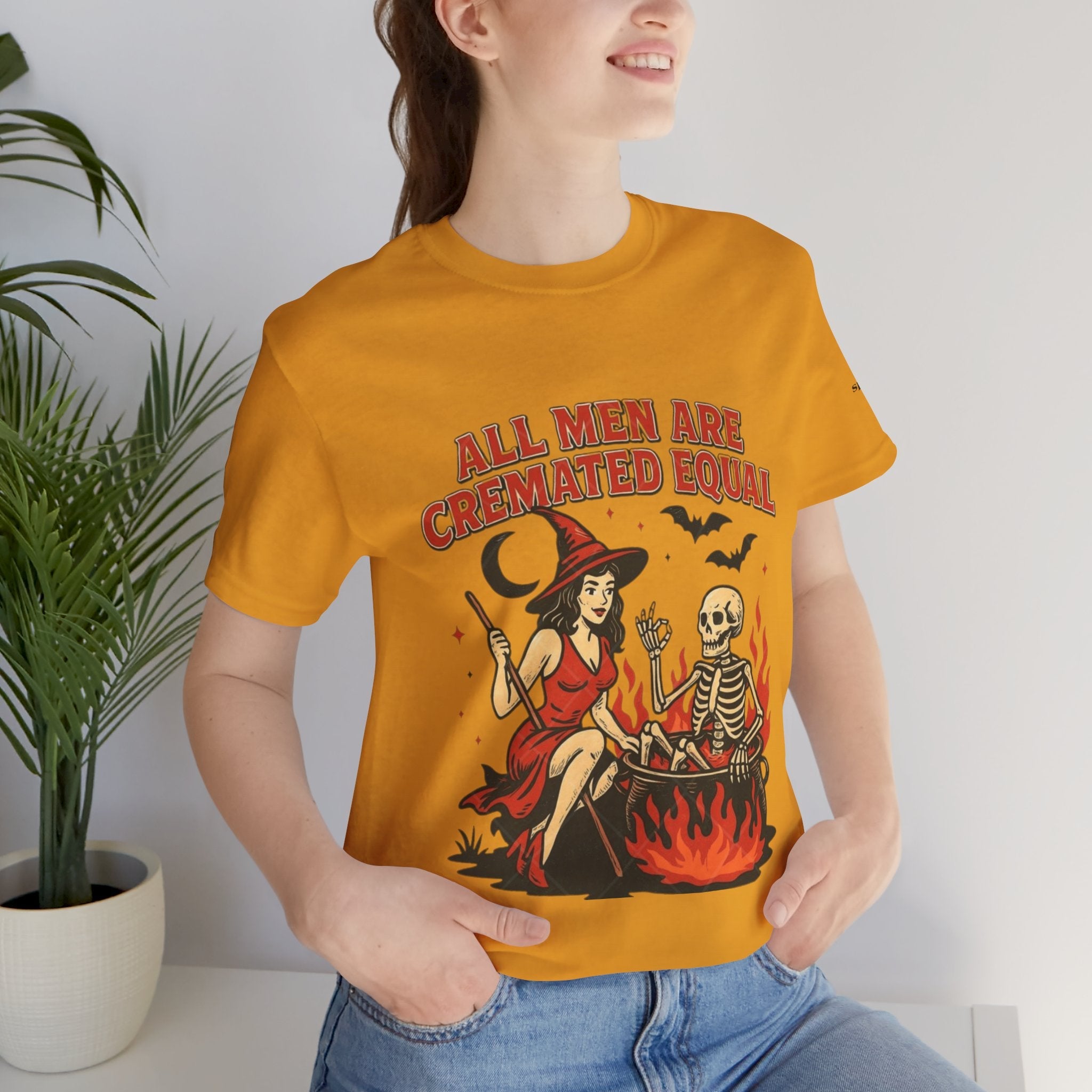 Witchy Humor Tee - Halloween Fun, Unisex T-Shirt, Casual Style, Gift for Spooky Season, Graphic Tee - Metamorphosis Creations