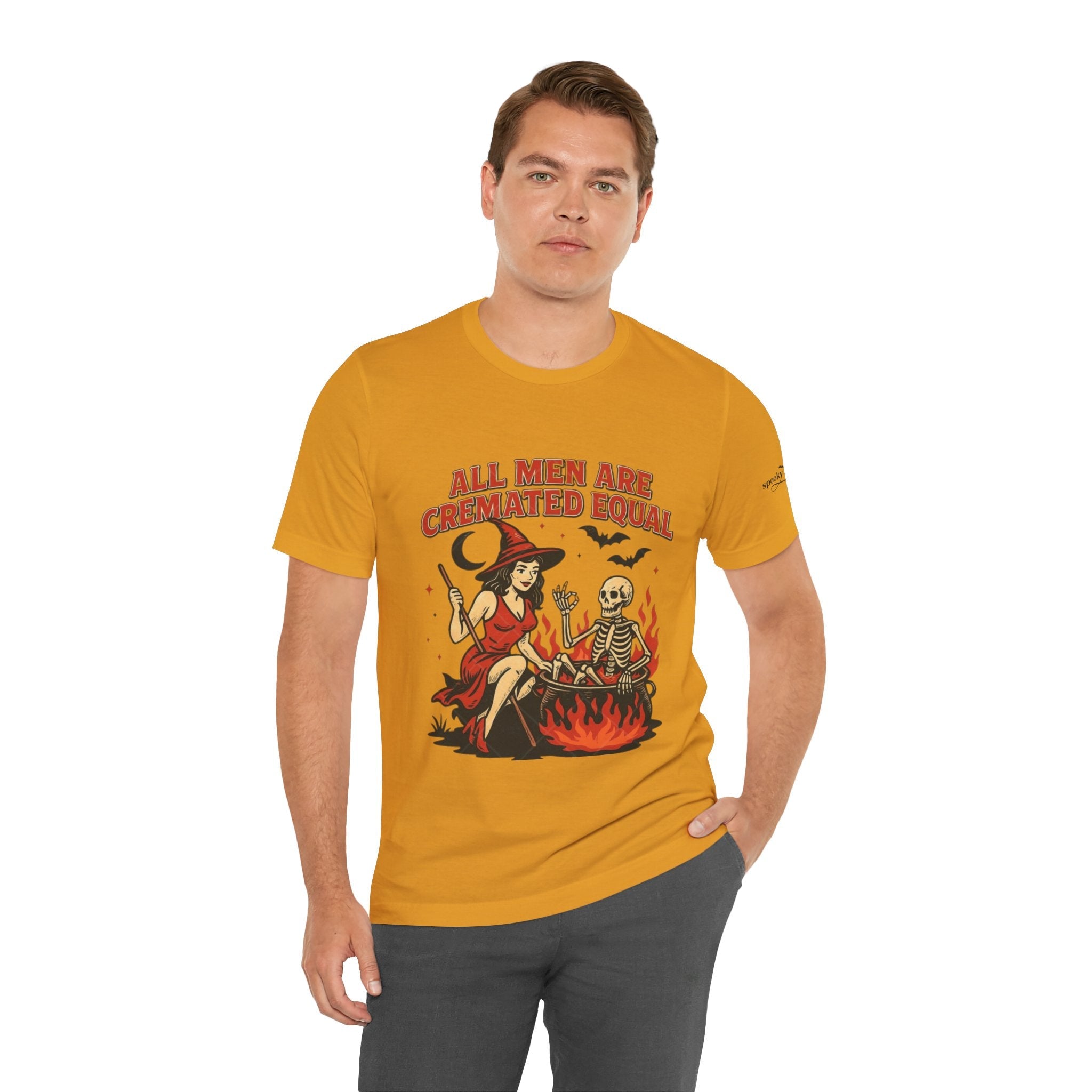 Witchy Humor Tee - Halloween Fun, Unisex T-Shirt, Casual Style, Gift for Spooky Season, Graphic Tee - Metamorphosis Creations