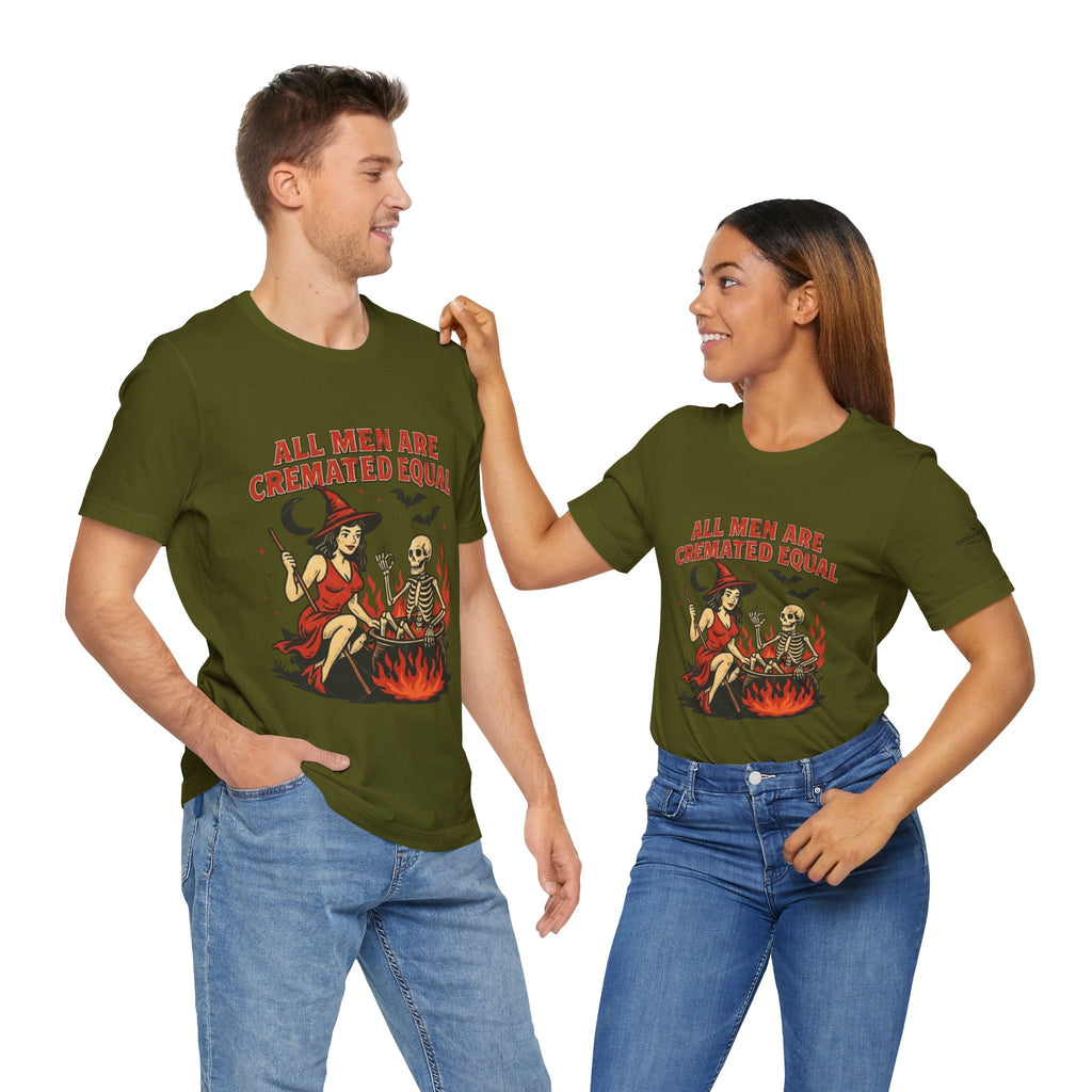 Witchy Humor Tee - Halloween Fun, Unisex T-Shirt, Casual Style, Gift for Spooky Season, Graphic Tee - Metamorphosis Creations