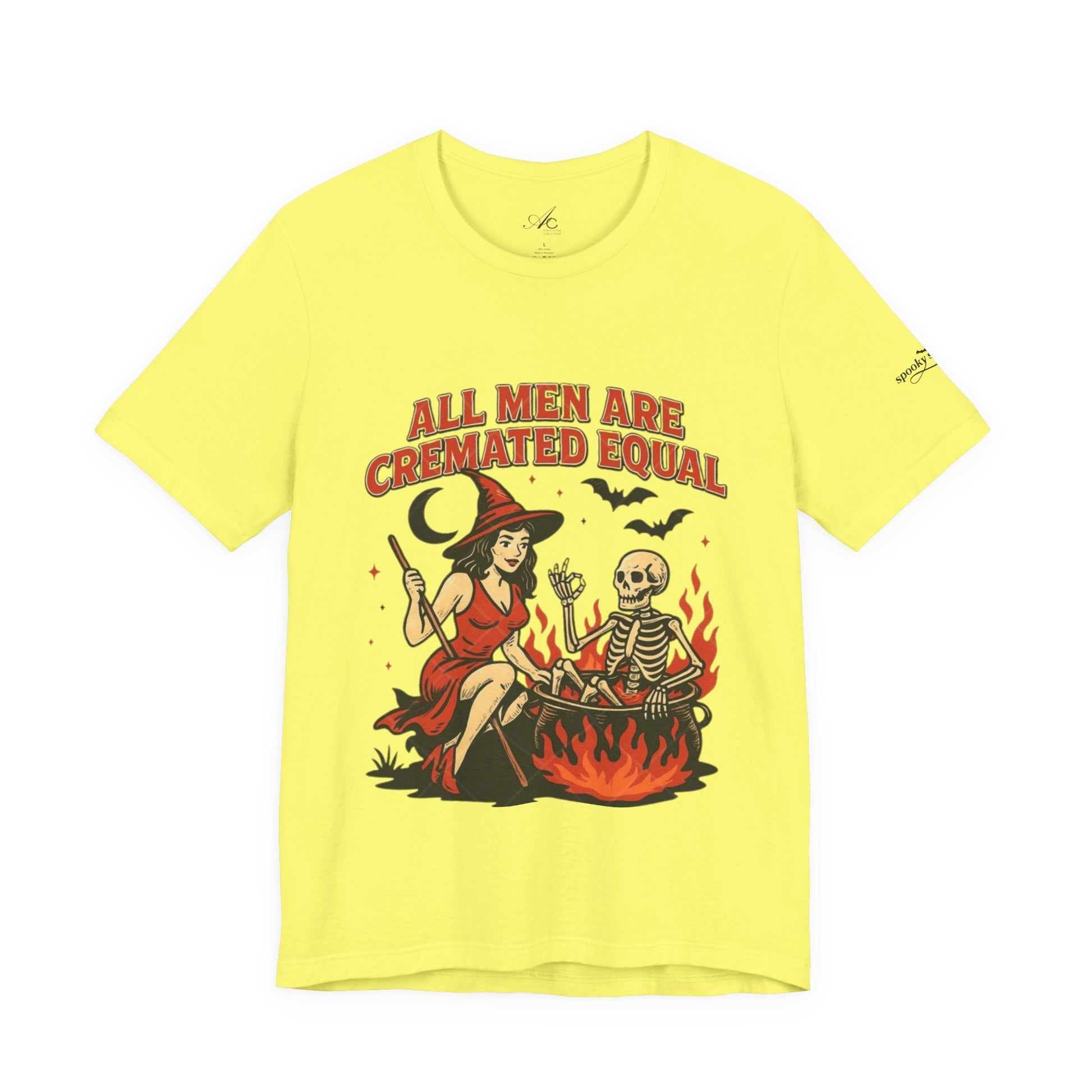 Witchy Humor Tee - Halloween Fun, Unisex T-Shirt, Casual Style, Gift for Spooky Season, Graphic Tee - Metamorphosis Creations