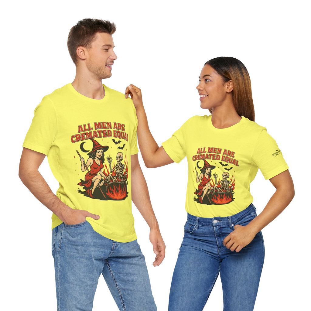 Witchy Humor Tee - Halloween Fun, Unisex T-Shirt, Casual Style, Gift for Spooky Season, Graphic Tee - Metamorphosis Creations