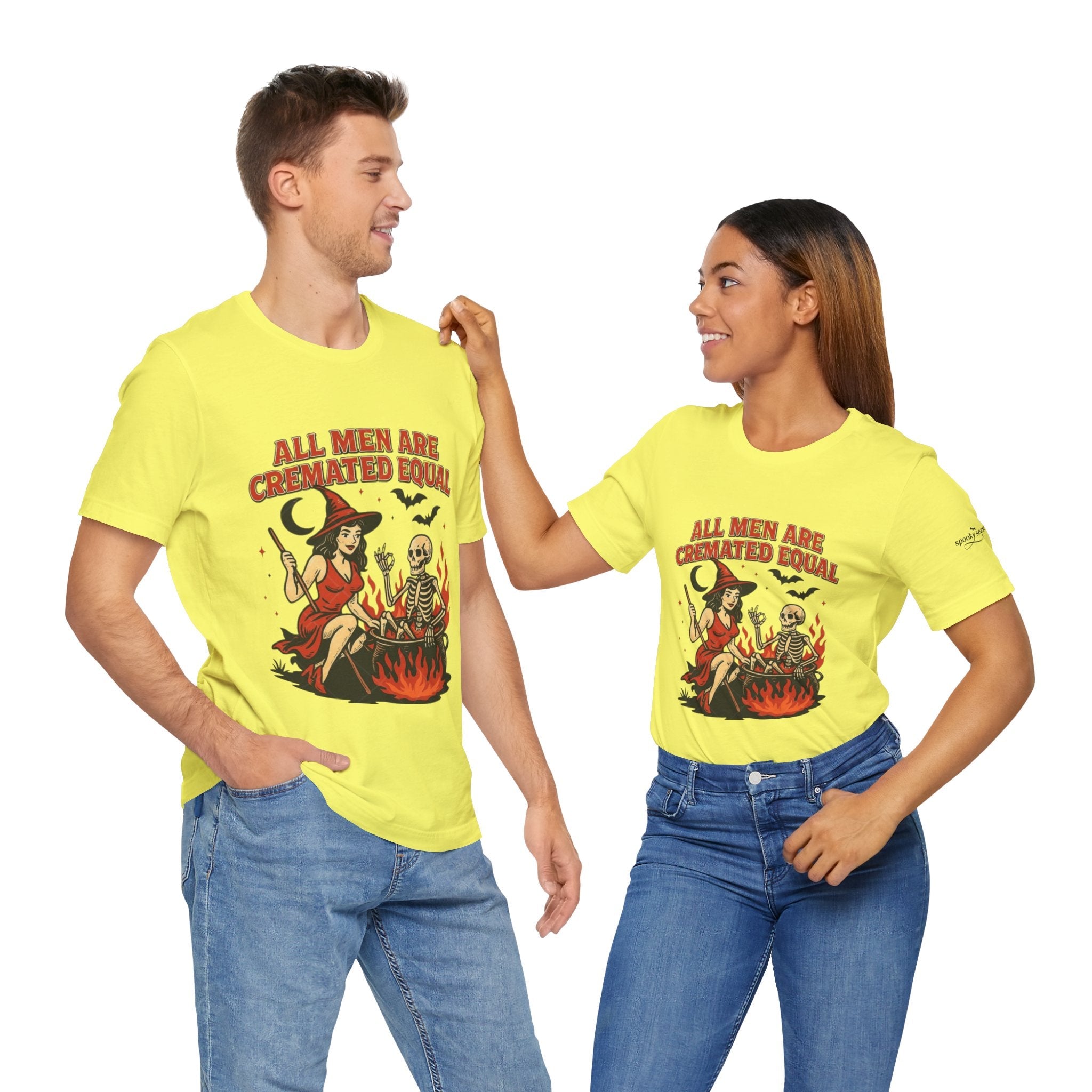 Witchy Humor Tee - Halloween Fun, Unisex T-Shirt, Casual Style, Gift for Spooky Season, Graphic Tee - Metamorphosis Creations
