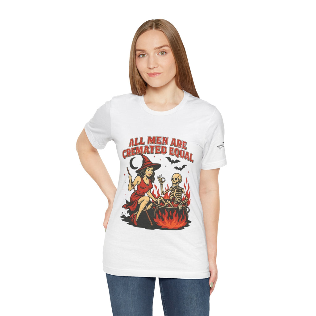 Witchy Humor Tee - Halloween Fun, Unisex T-Shirt, Casual Style, Gift for Spooky Season, Graphic Tee - Metamorphosis Creations