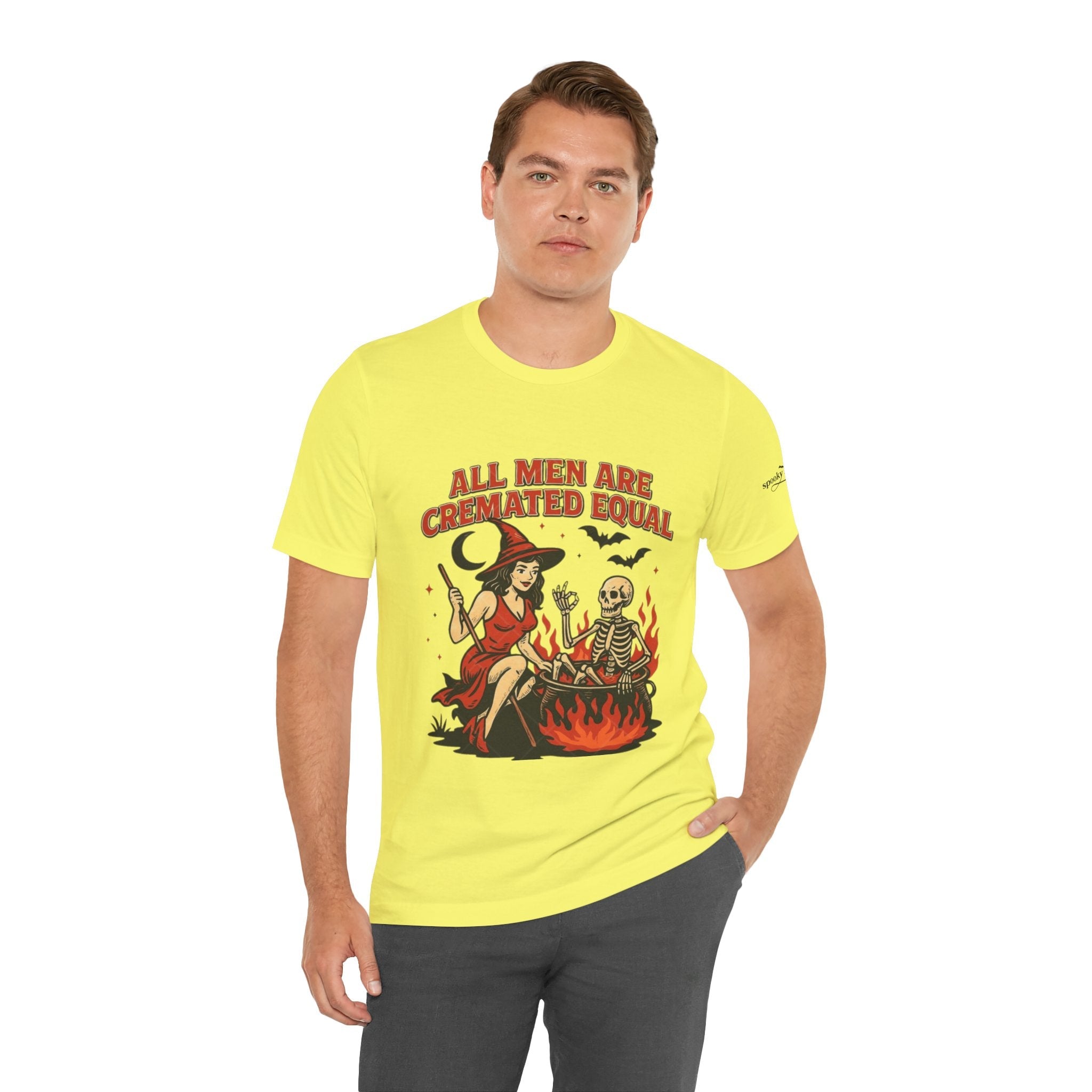 Witchy Humor Tee - Halloween Fun, Unisex T-Shirt, Casual Style, Gift for Spooky Season, Graphic Tee - Metamorphosis Creations