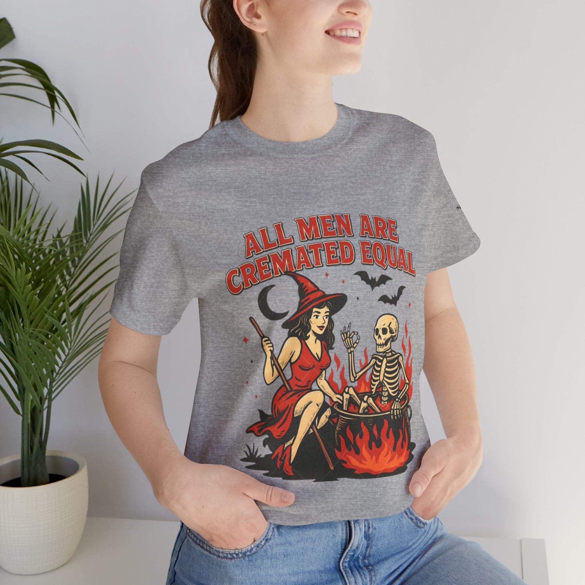 Witchy Humor Tee - Halloween Fun, Unisex T-Shirt, Casual Style, Gift for Spooky Season, Graphic Tee - Metamorphosis Creations