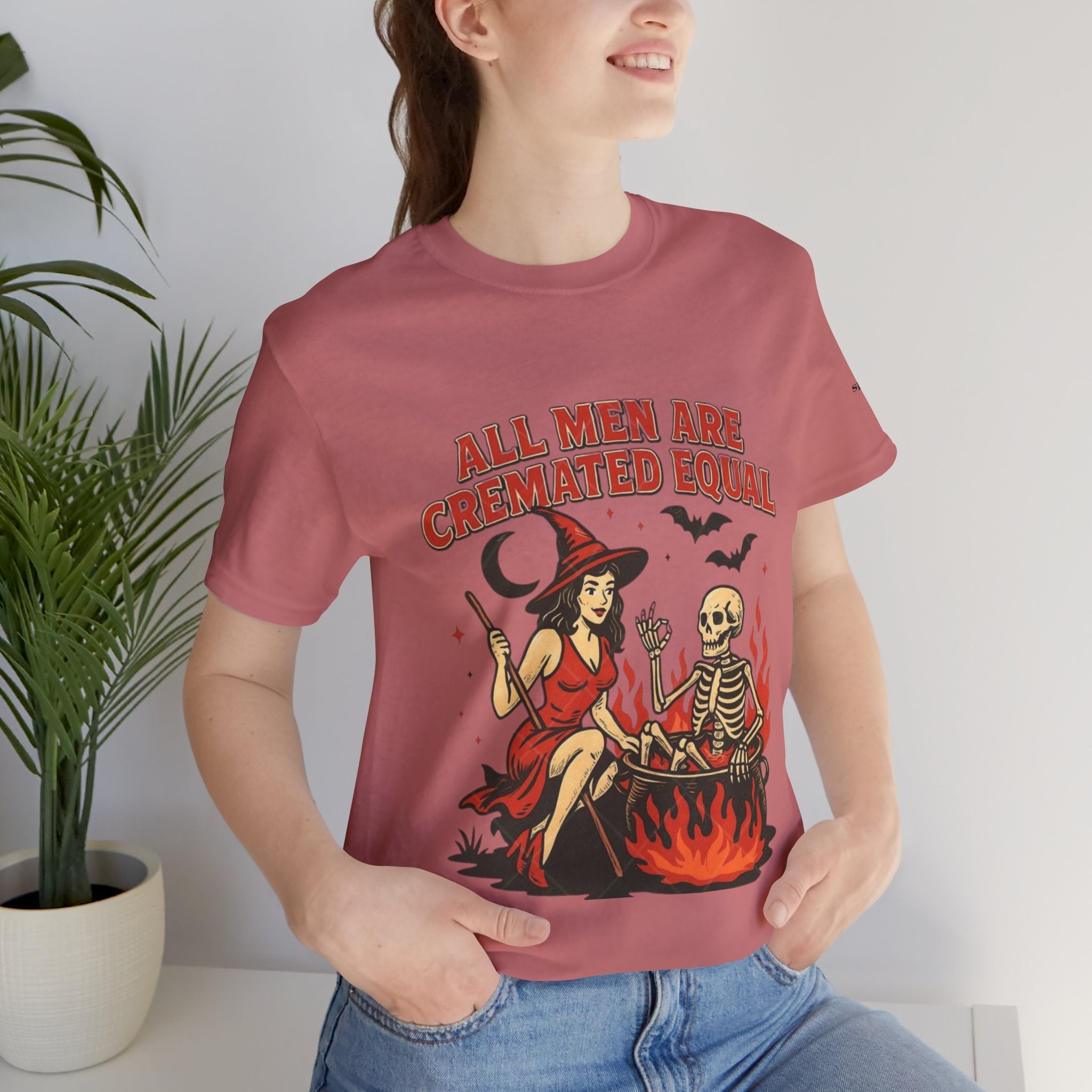 Witchy Humor Tee - Halloween Fun, Unisex T-Shirt, Casual Style, Gift for Spooky Season, Graphic Tee - Metamorphosis Creations